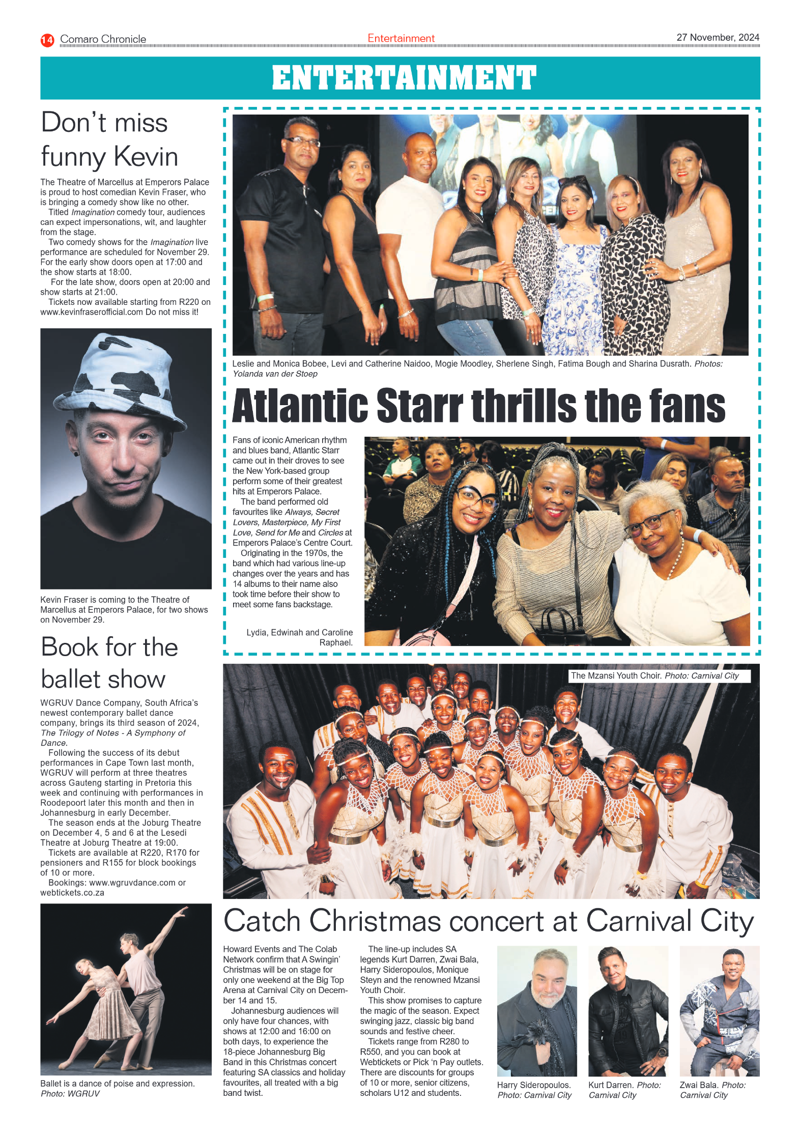 Comaro Chronicle 27 Novemberr 2024 page 16