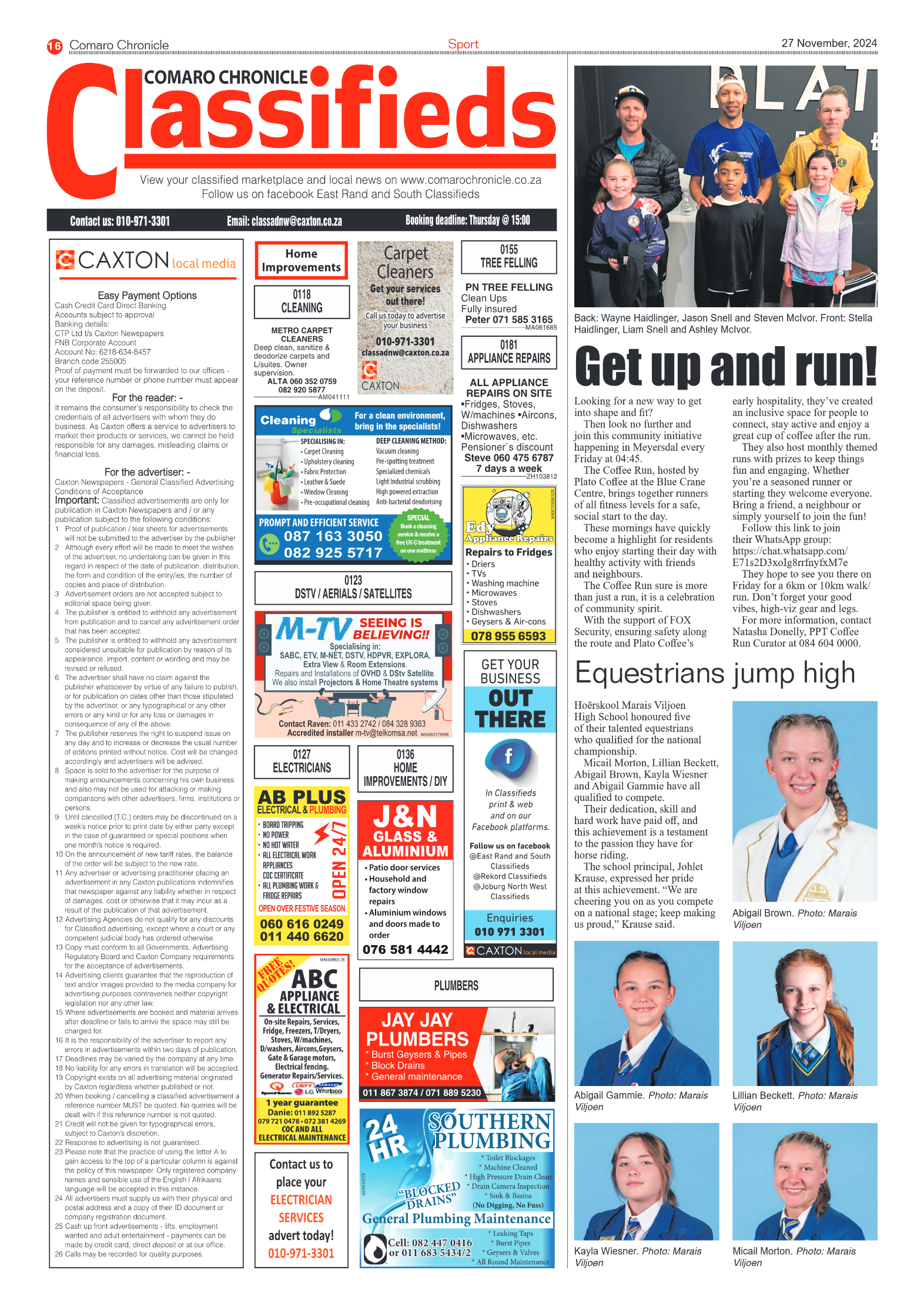 Comaro Chronicle 27 Novemberr 2024 page 18