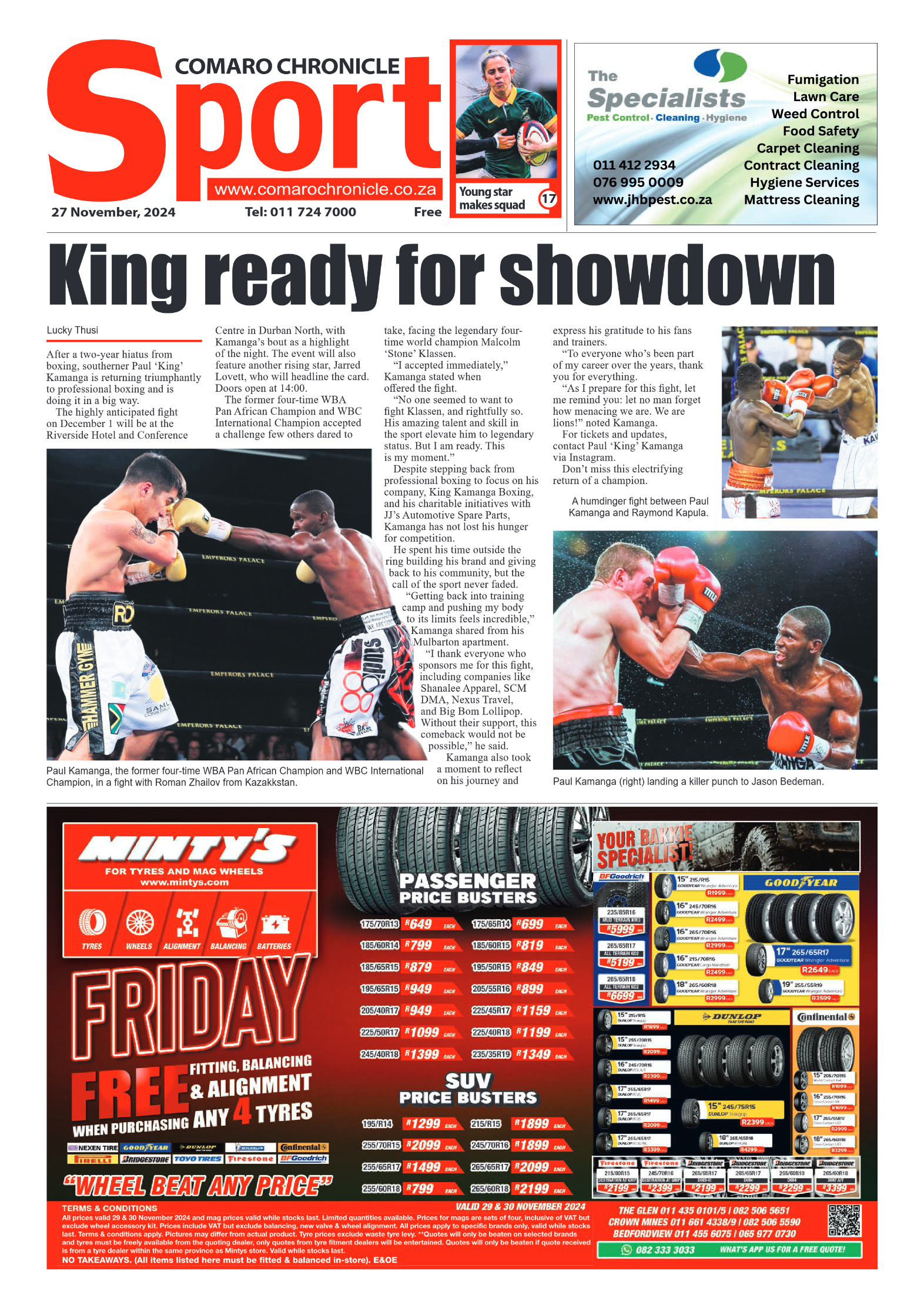 Comaro Chronicle 27 Novemberr 2024 page 20