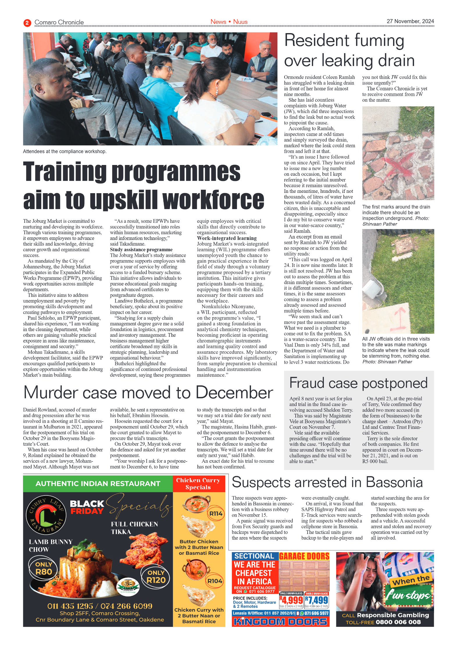 Comaro Chronicle 27 Novemberr 2024 page 4