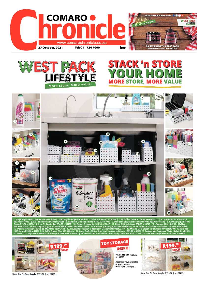 Comaro Chronicle 27 October 2021 page 1