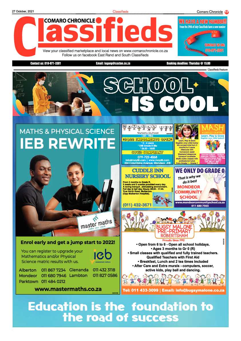 Comaro Chronicle 27 October 2021 page 19