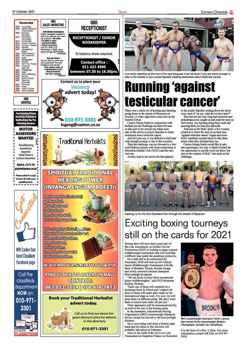 Comaro Chronicle 27 October 2021 page 21
