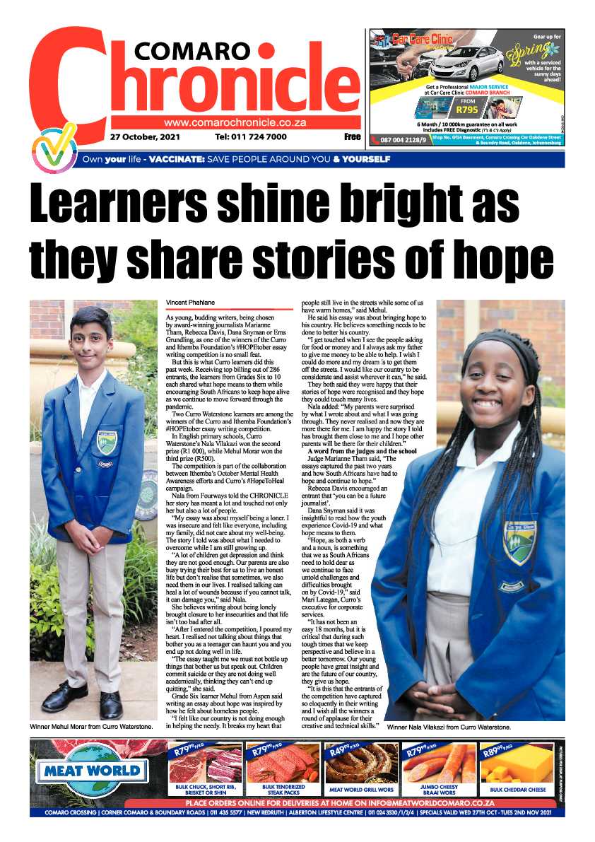 Comaro Chronicle 27 October 2021 page 3