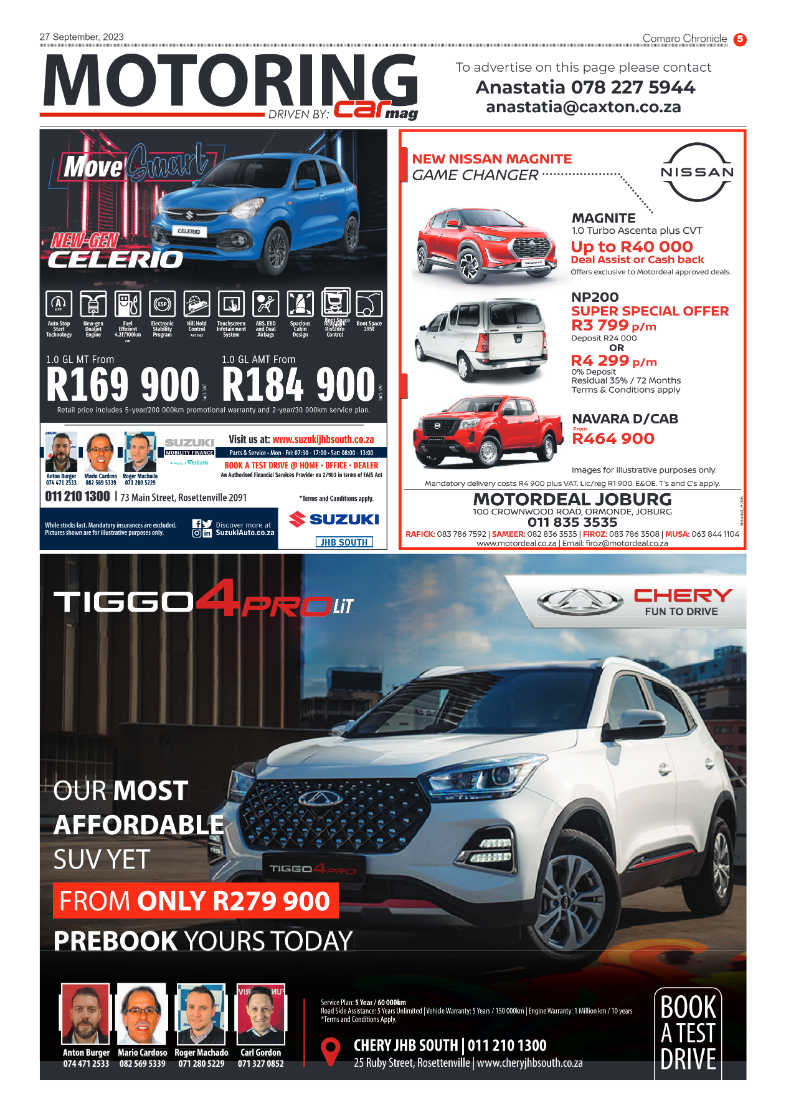 Comaro Chronicle 27 September 2023 page 5