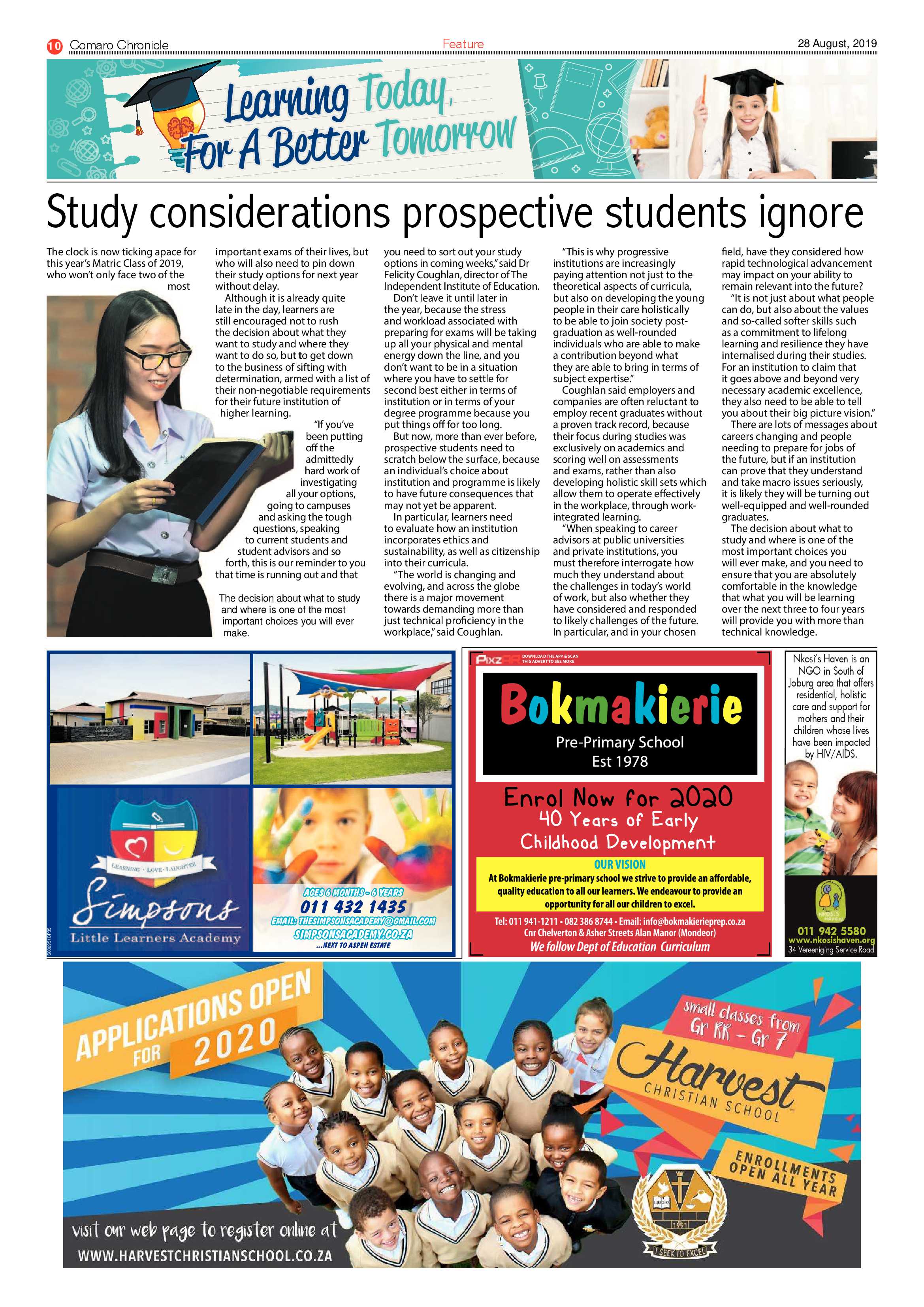 Comaro Chronicle 28 August 2019 page 10