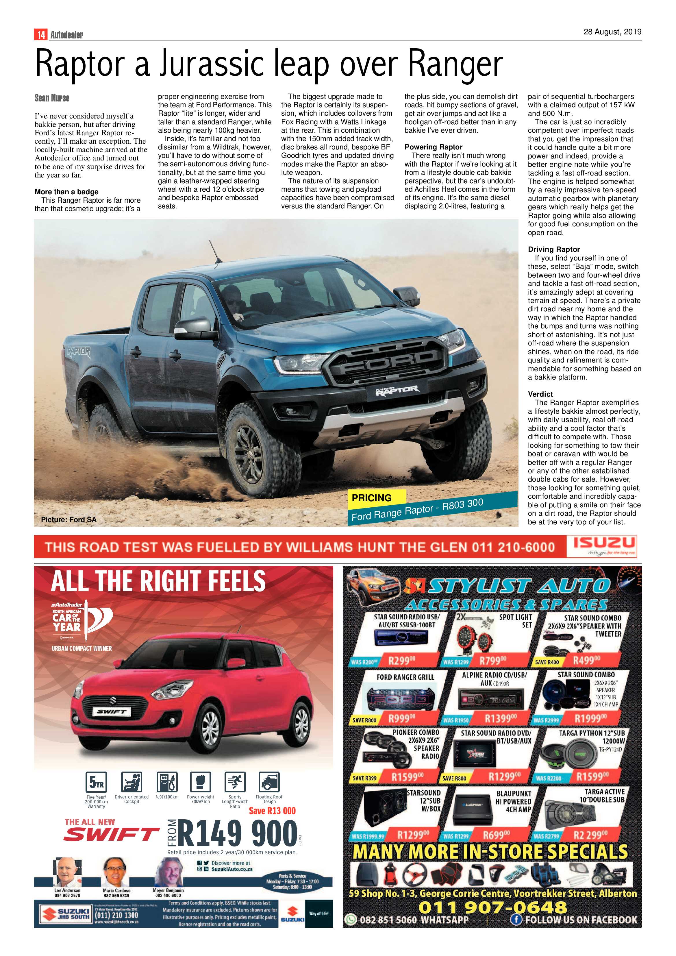 Comaro Chronicle 28 August 2019 page 14