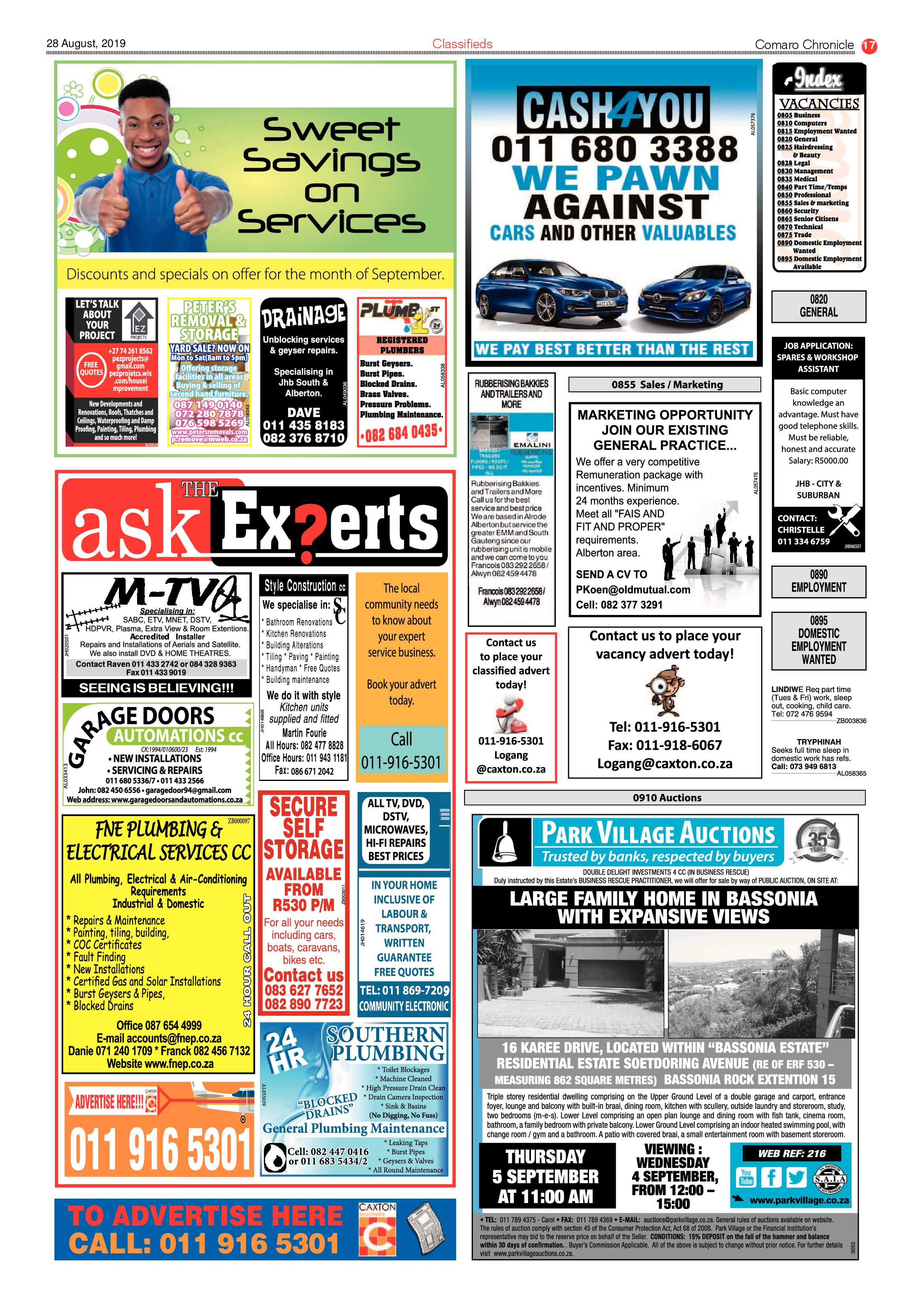 Comaro Chronicle 28 August 2019 page 17