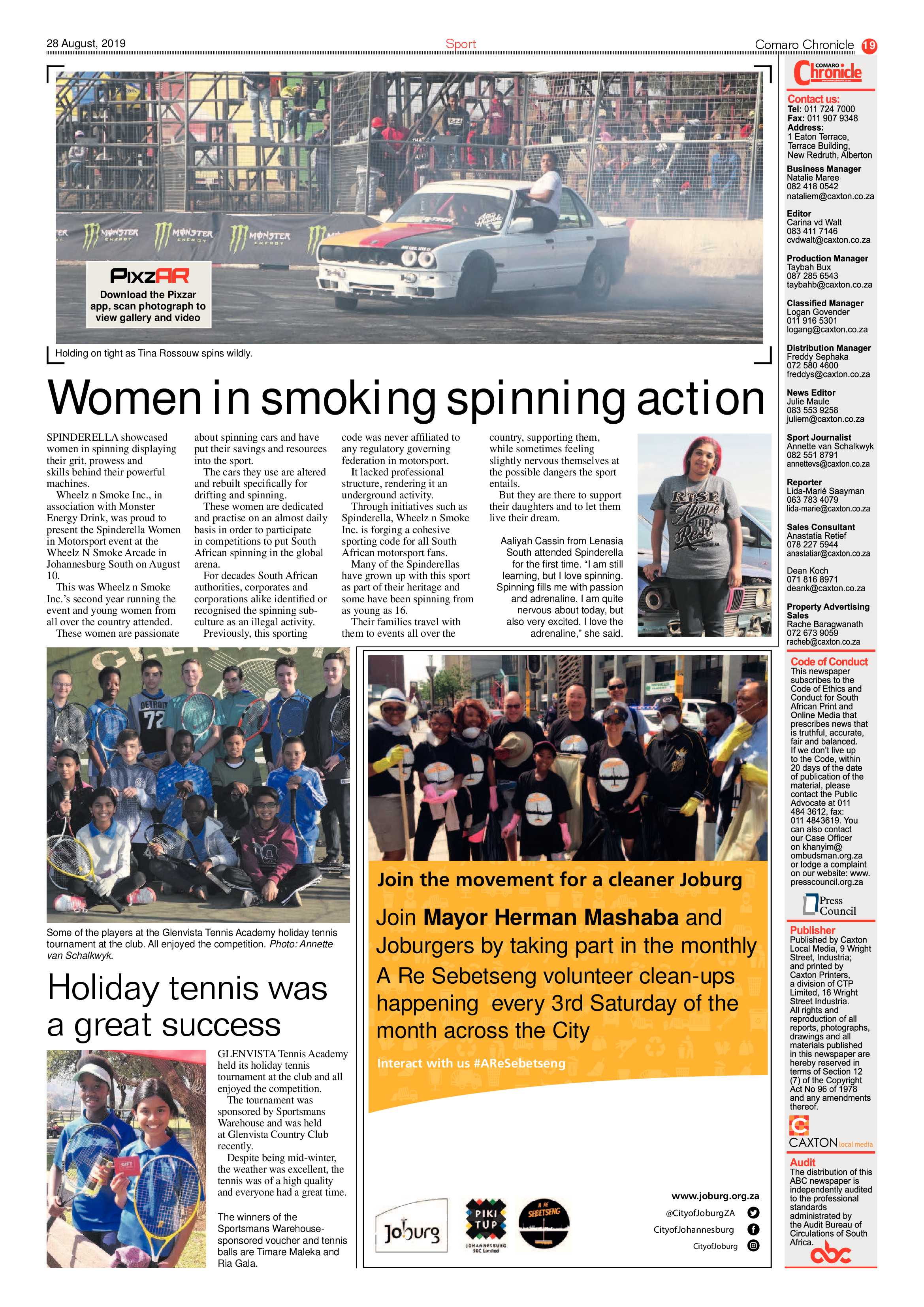 Comaro Chronicle 28 August 2019 page 19