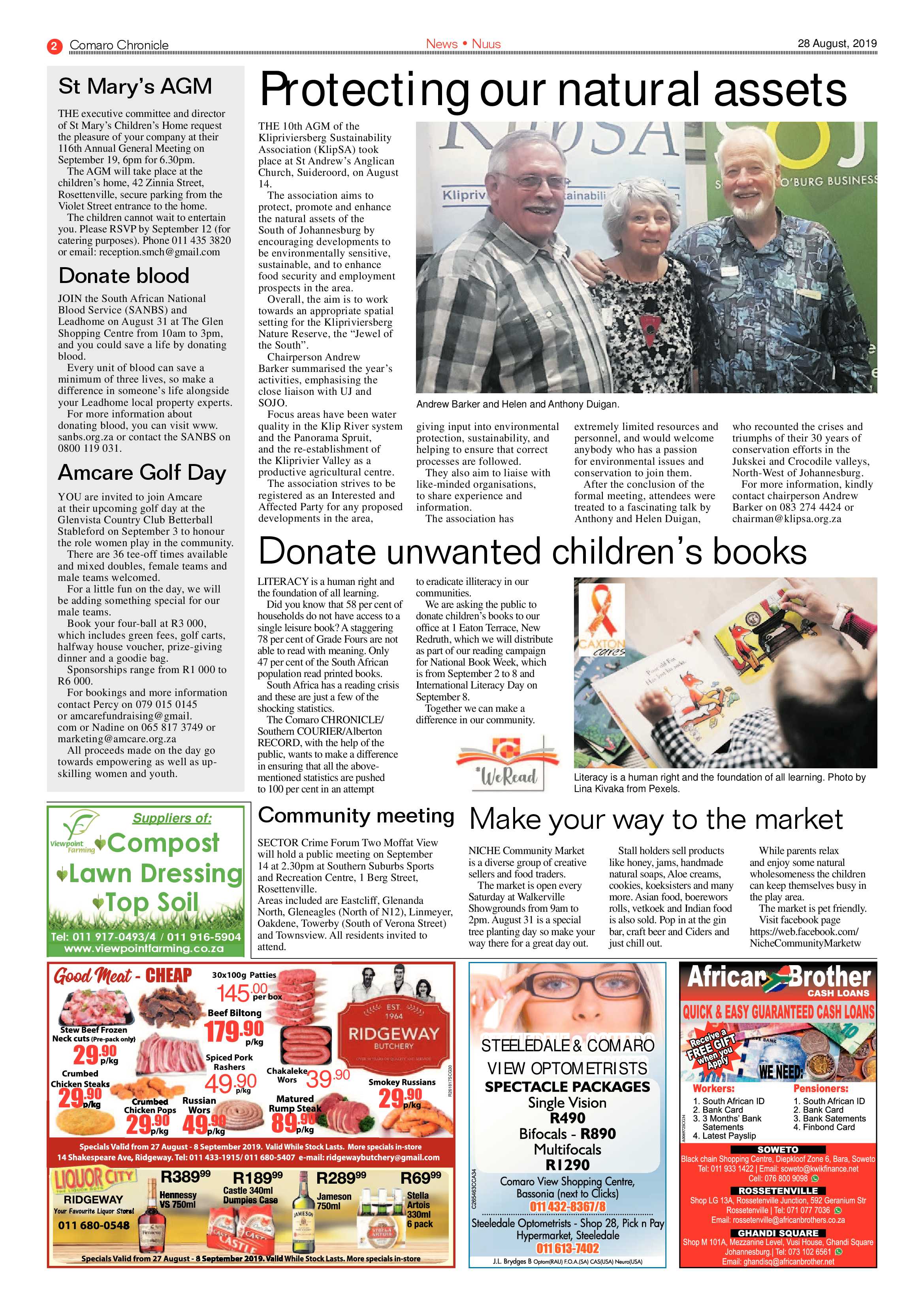 Comaro Chronicle 28 August 2019 page 2