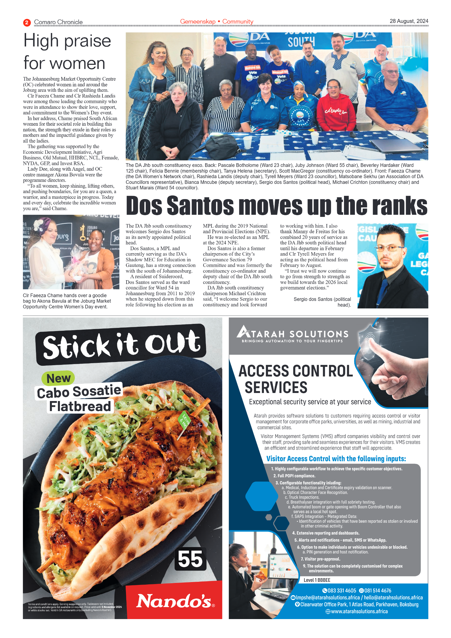 Comaro Chronicle 28 August 2024 page 2