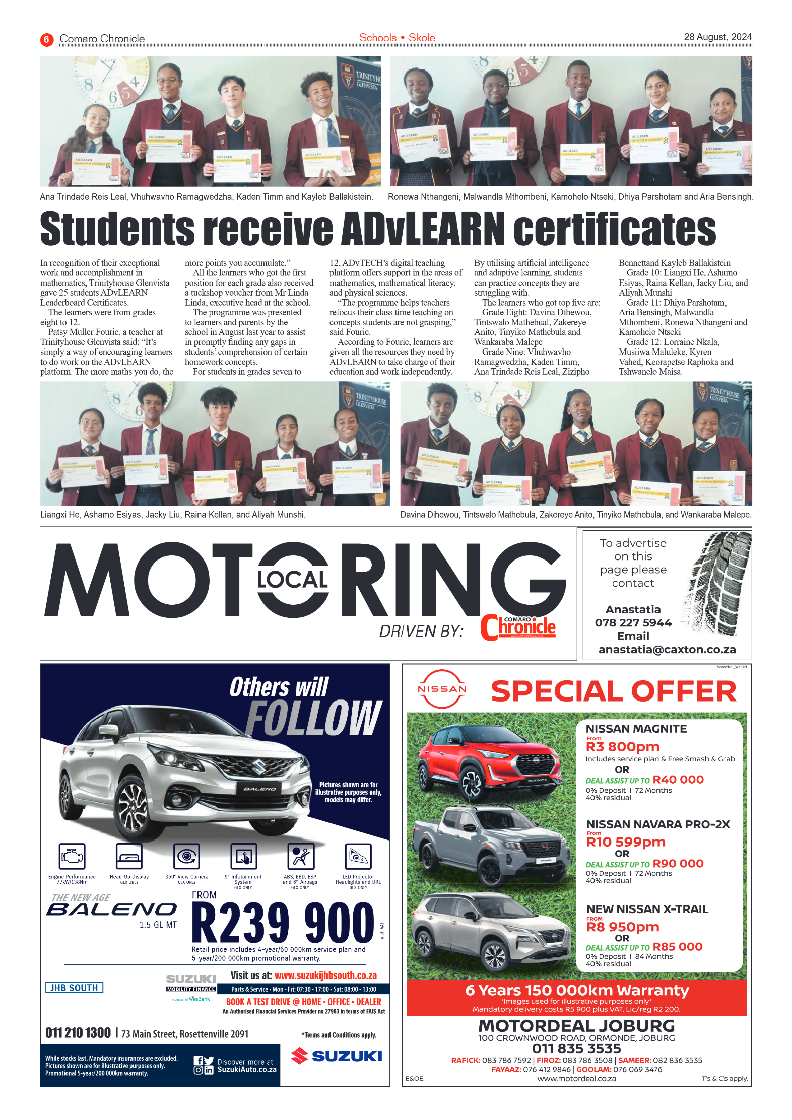 Comaro Chronicle 28 August 2024 page 6