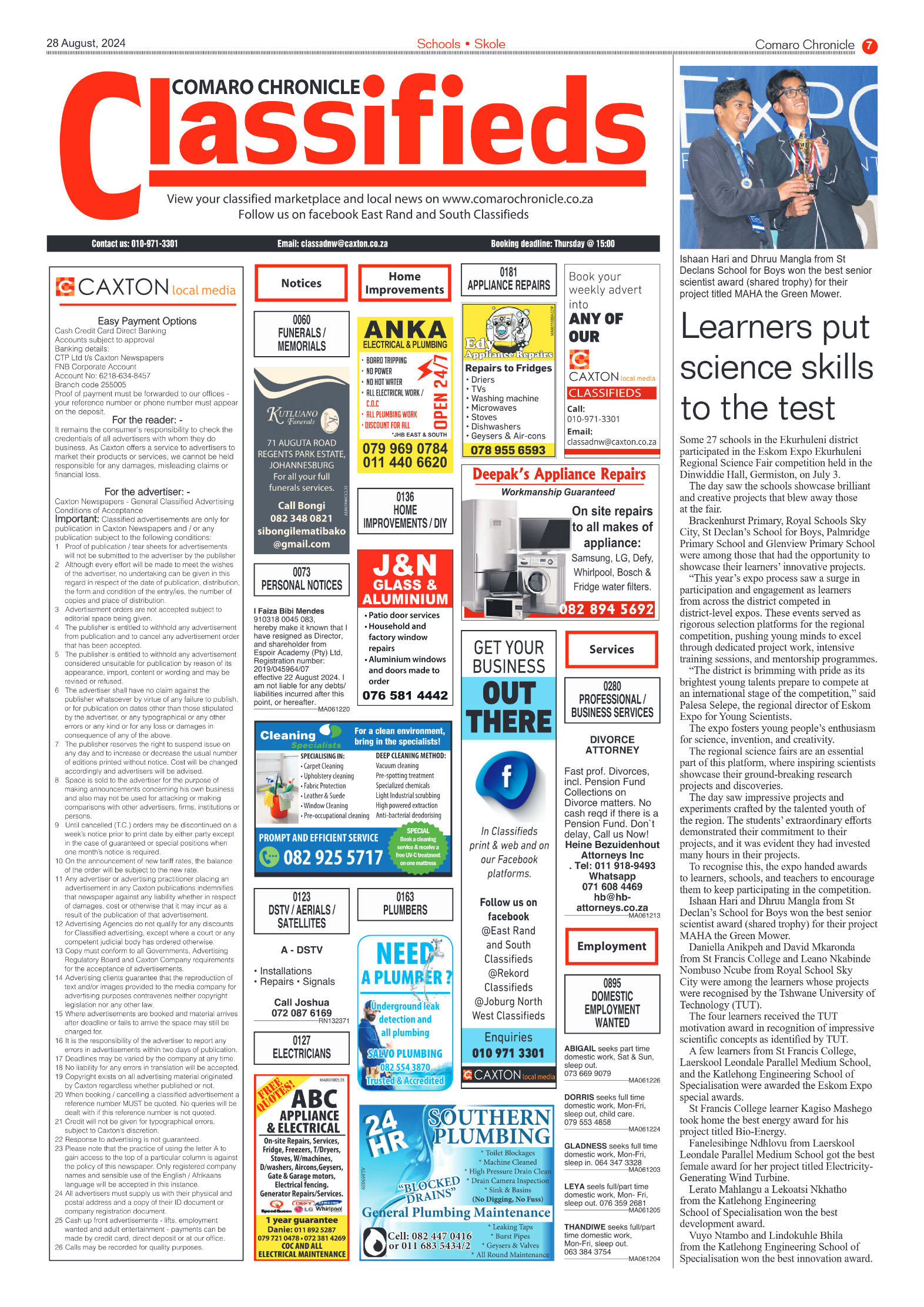 Comaro Chronicle 28 August 2024 page 7