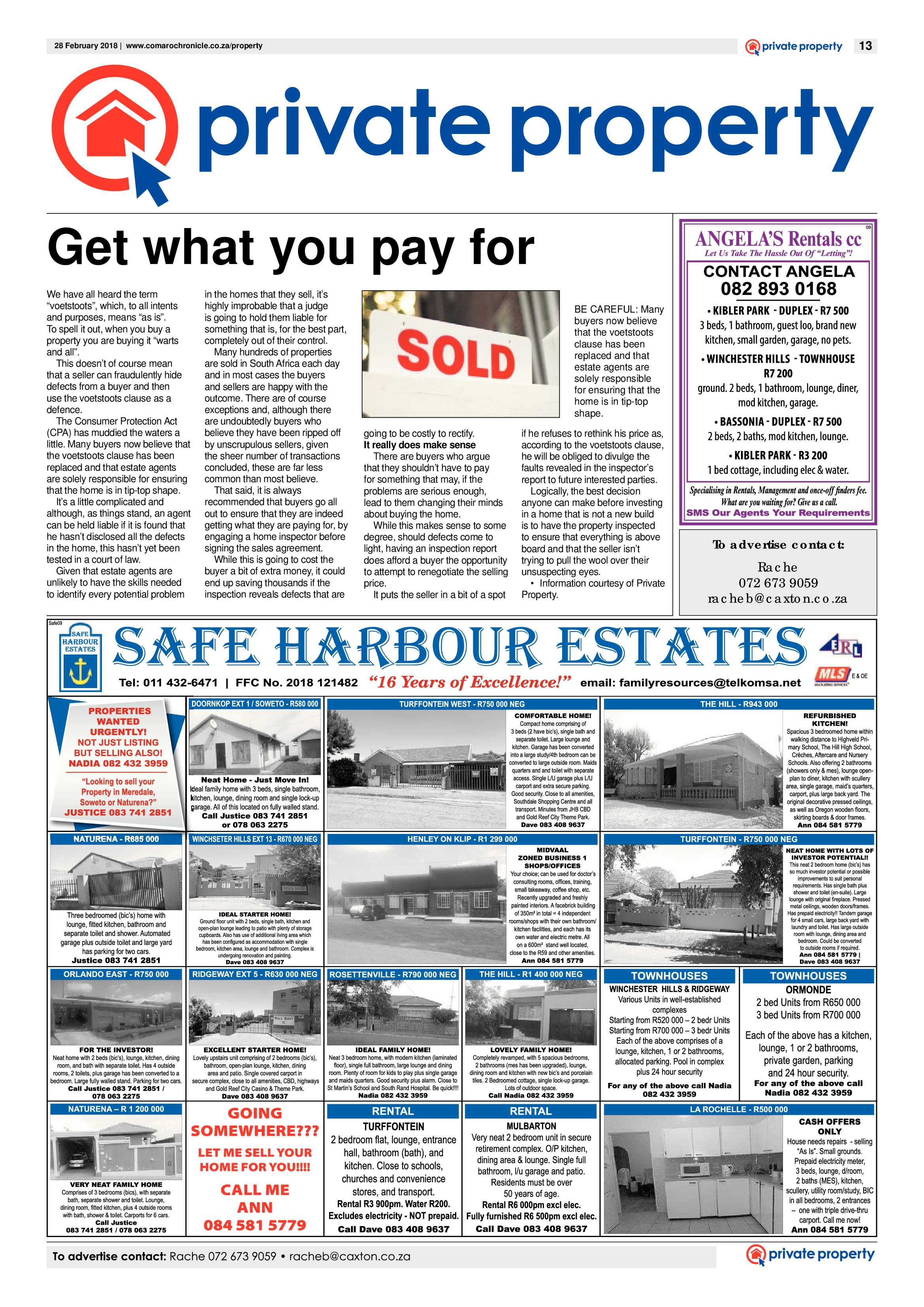 Comaro Chronicle 28 February 2018 page 13