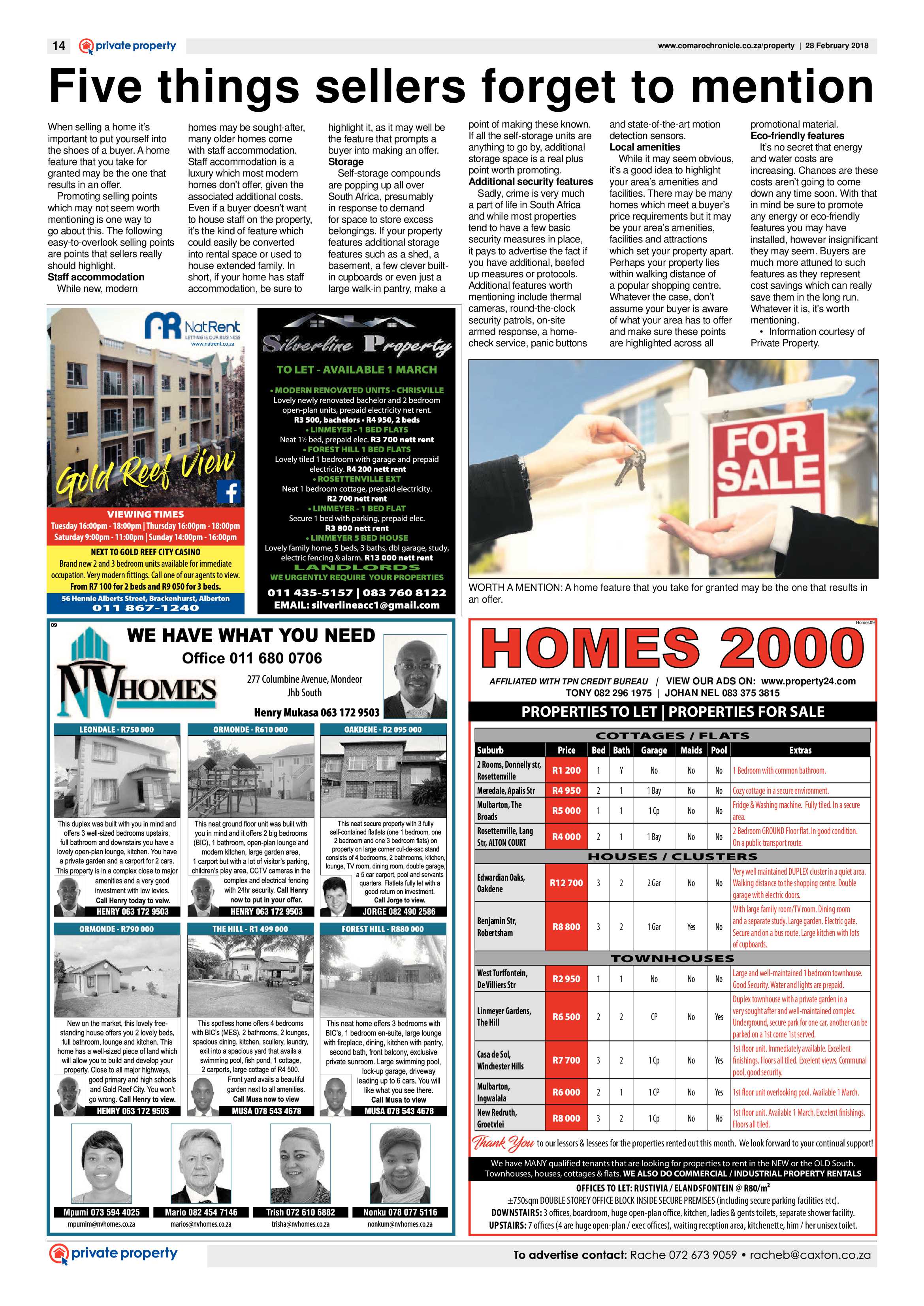 Comaro Chronicle 28 February 2018 page 14