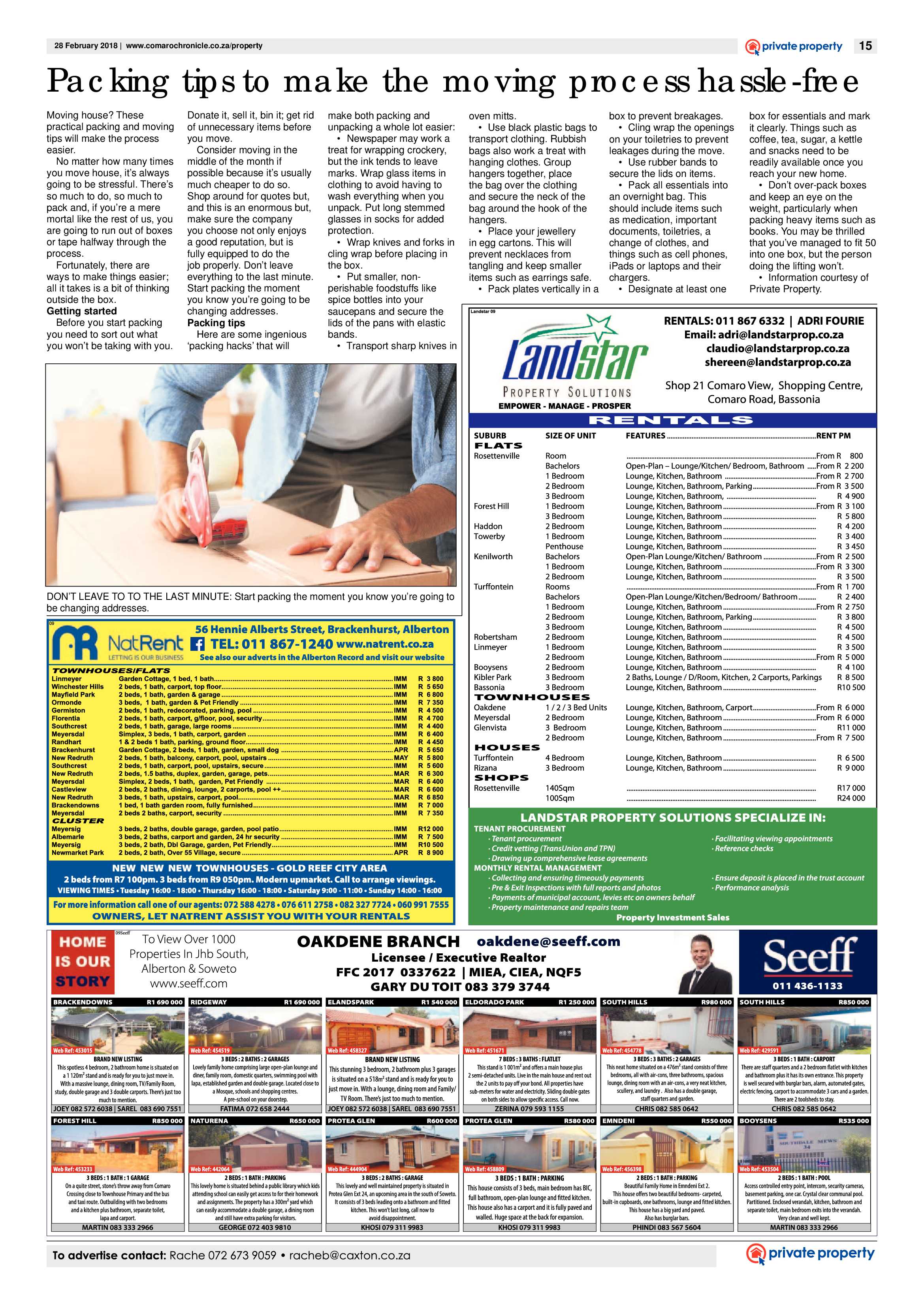 Comaro Chronicle 28 February 2018 page 15