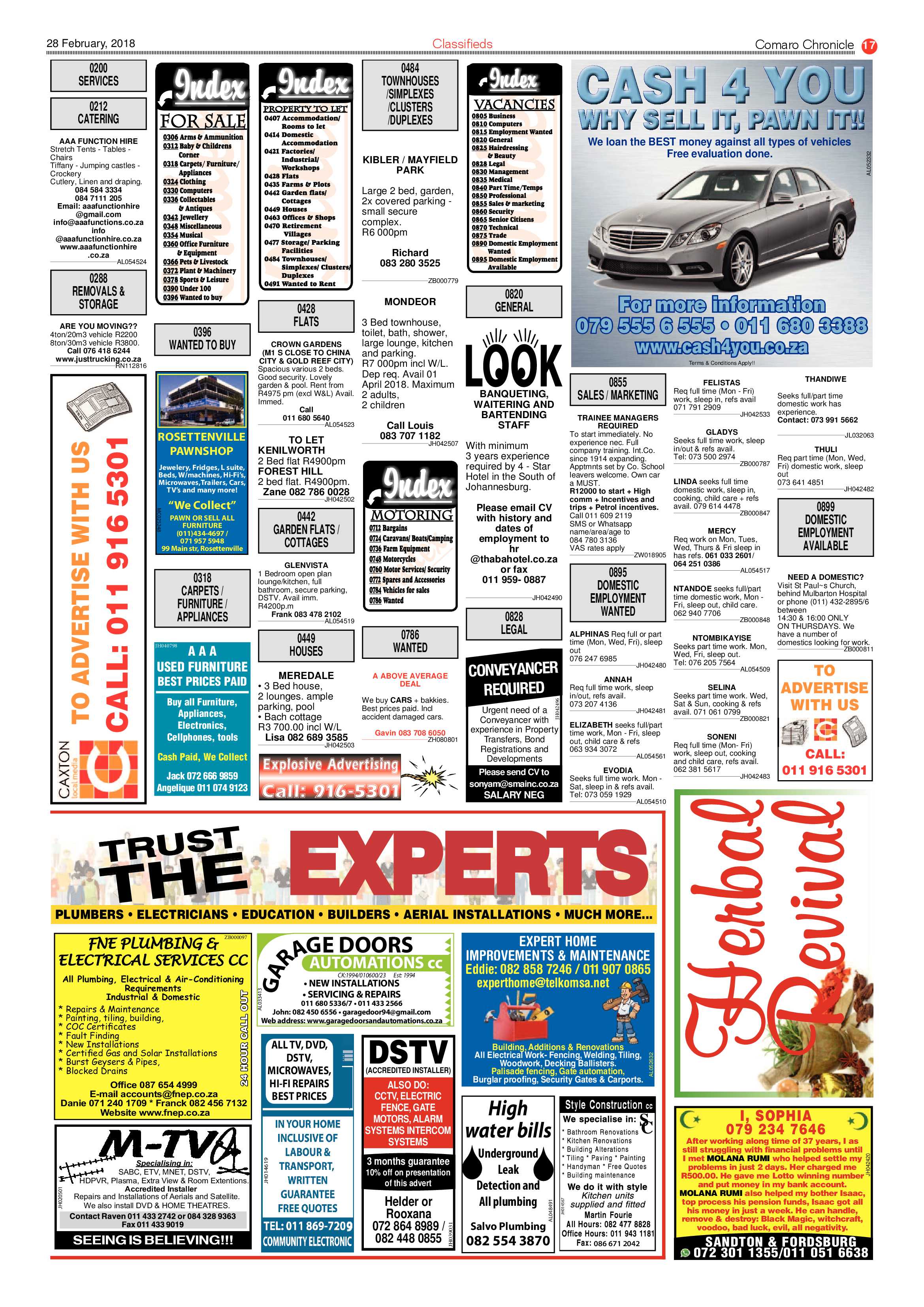 Comaro Chronicle 28 February 2018 page 17