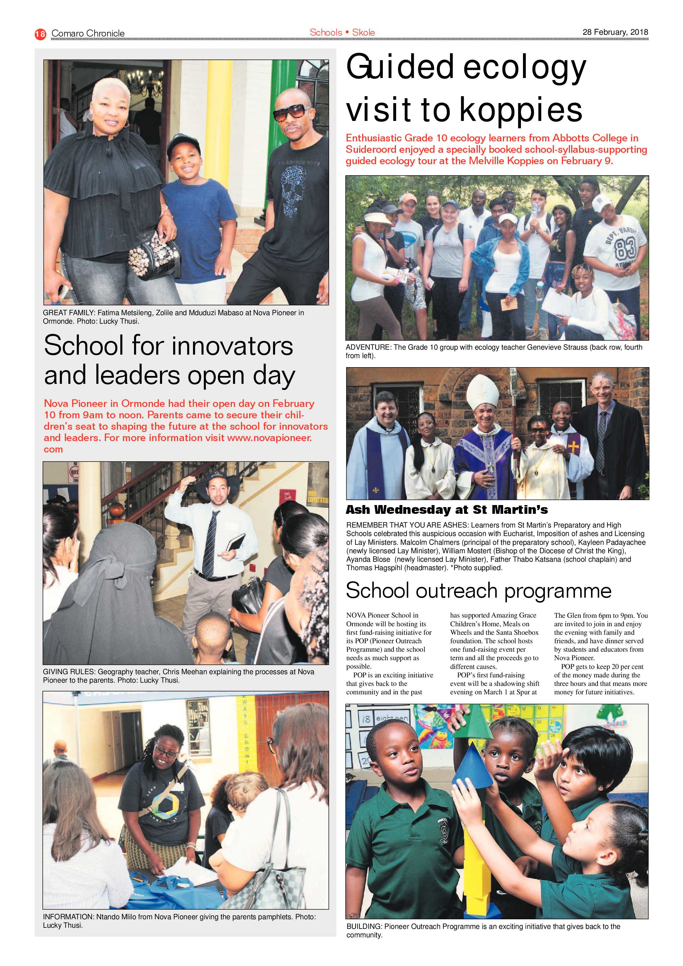 Comaro Chronicle 28 February 2018 page 18