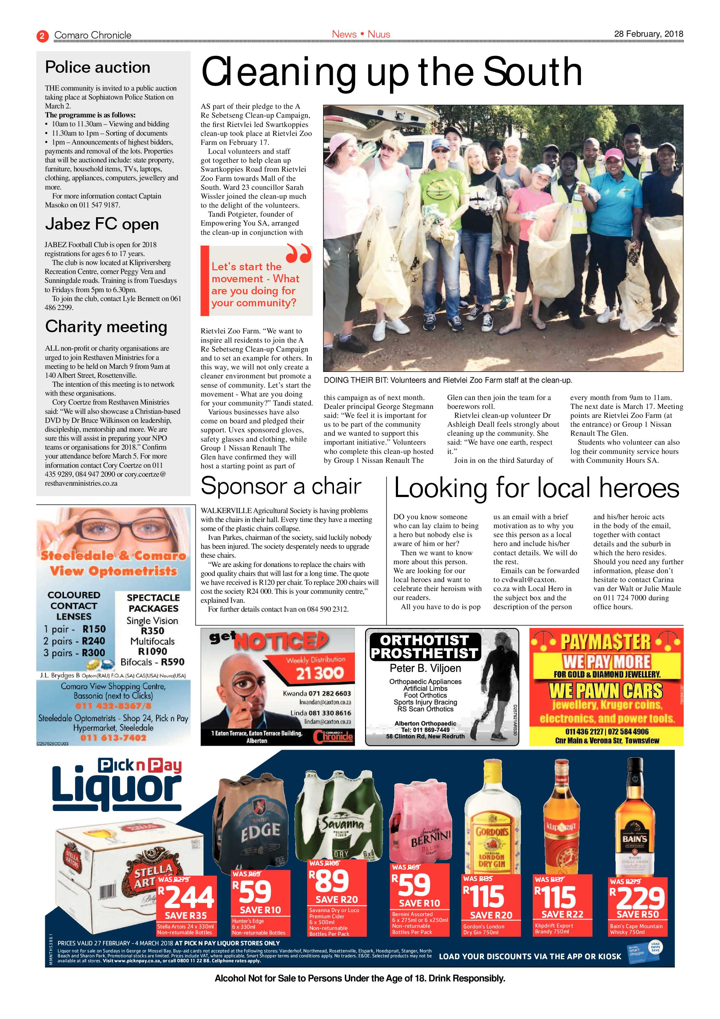 Comaro Chronicle 28 February 2018 page 2