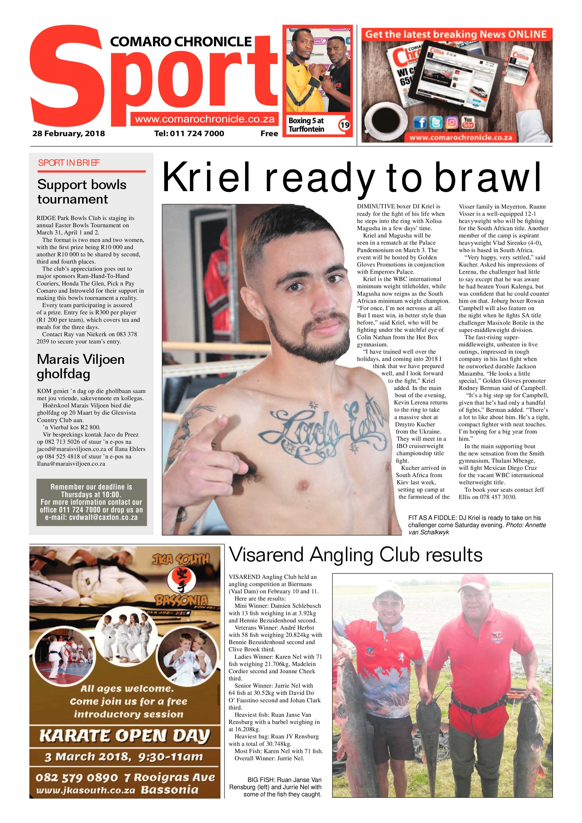 Comaro Chronicle 28 February 2018 page 20