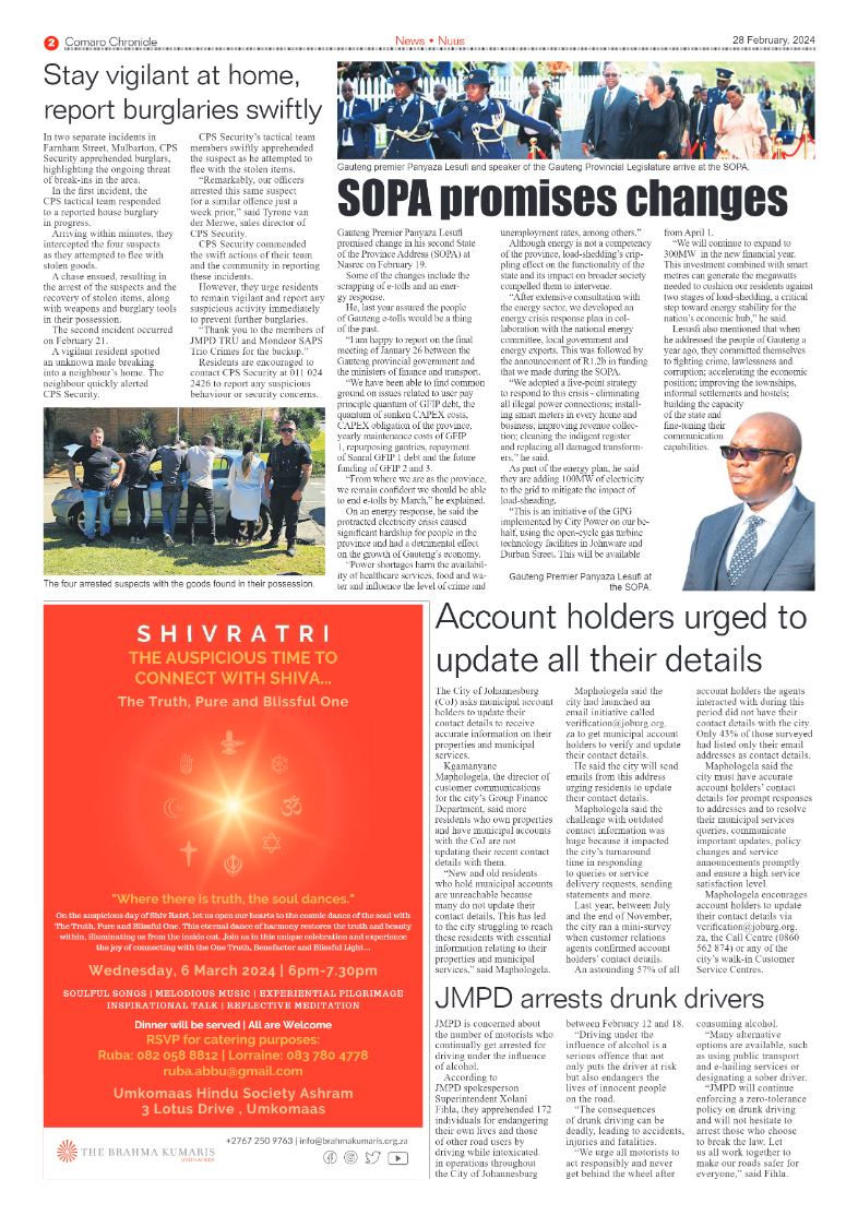 Comaro Chronicle 28 February 2024 page 4