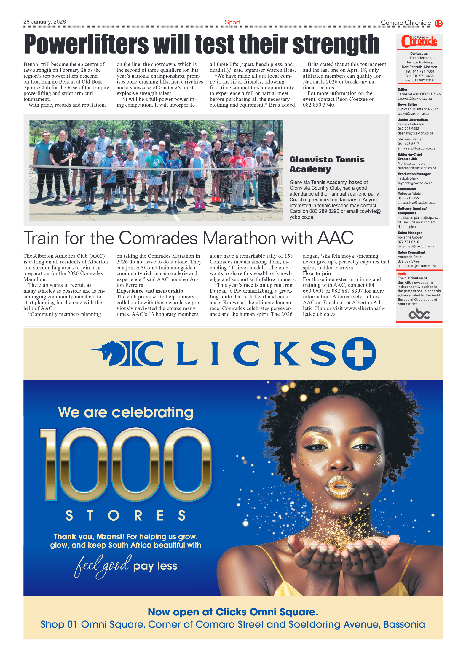 Comaro Chronicle 28 January 2026 page 11