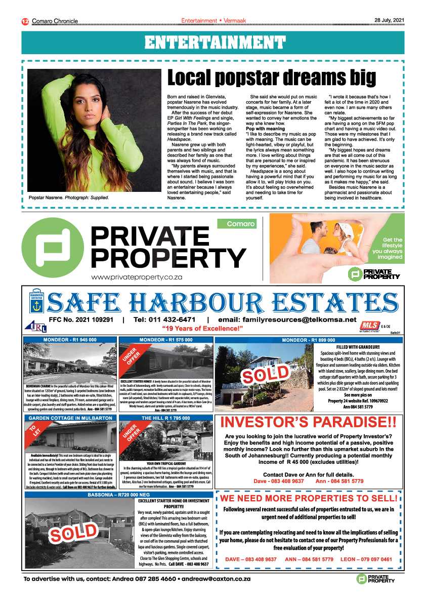 Comaro Chronicle 28 July 2021 page 14