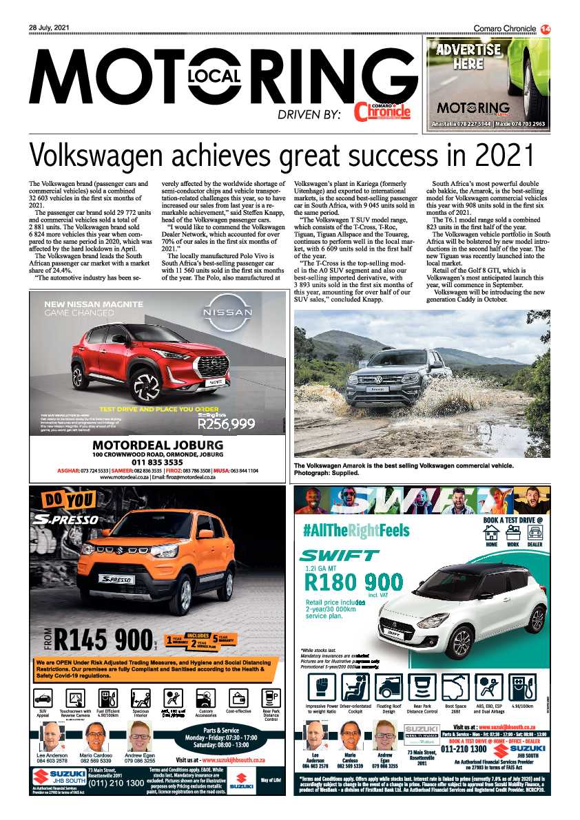 Comaro Chronicle 28 July 2021 page 16