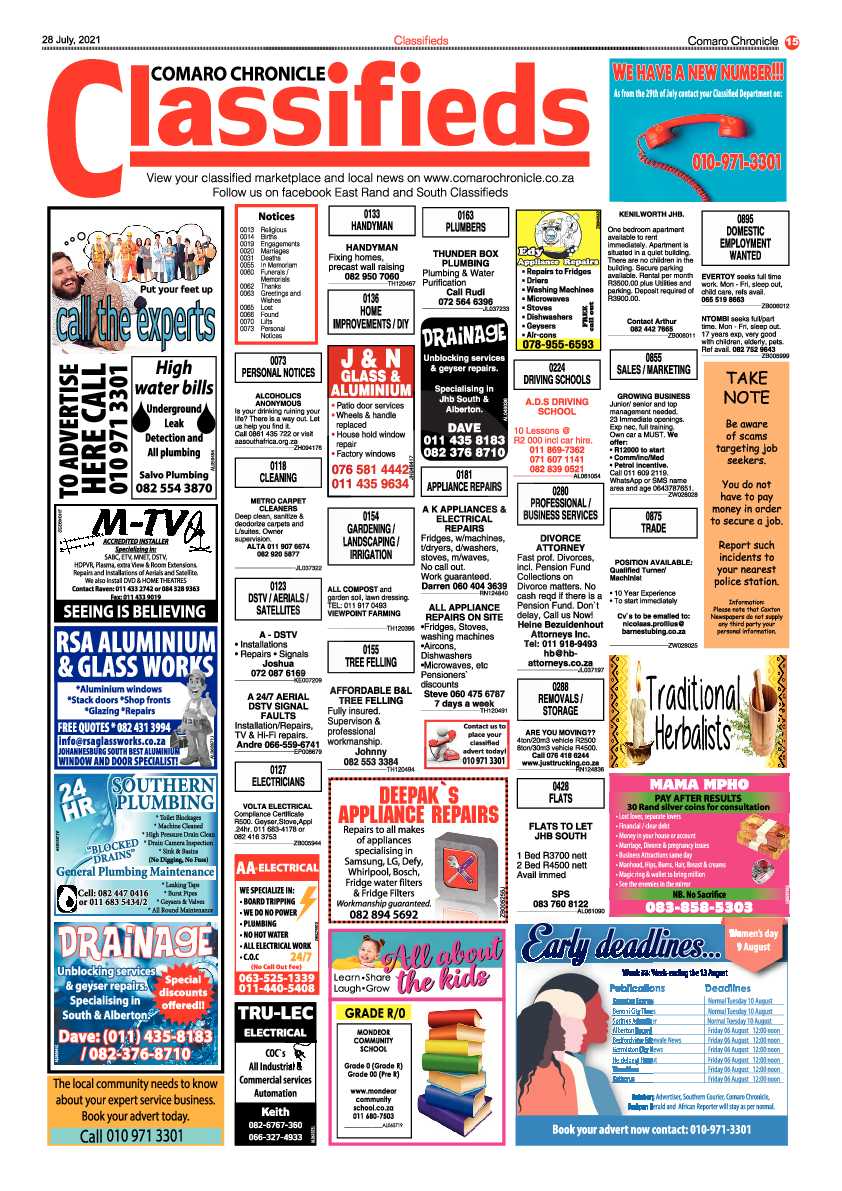 Comaro Chronicle 28 July 2021 page 17