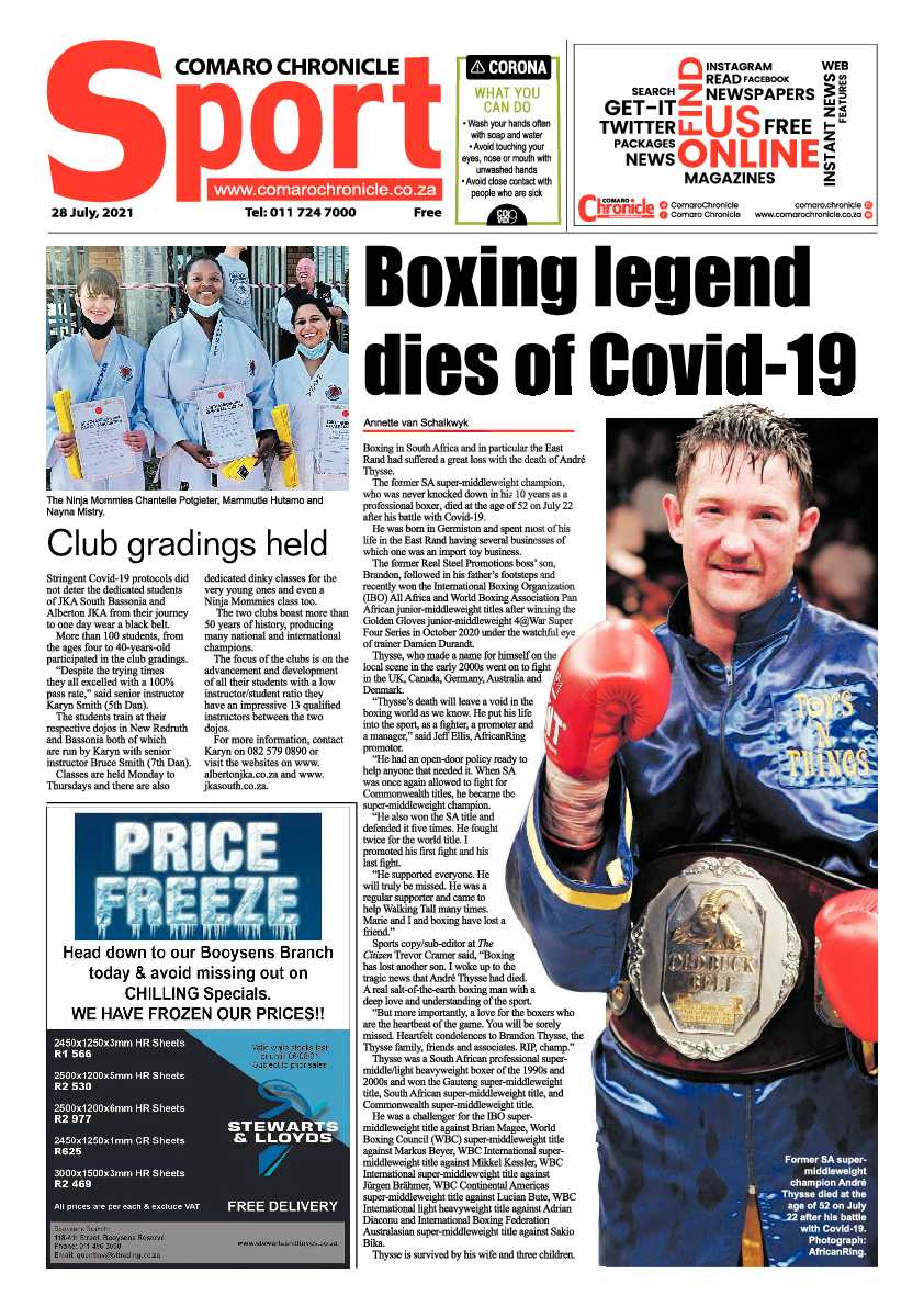 Comaro Chronicle 28 July 2021 page 18