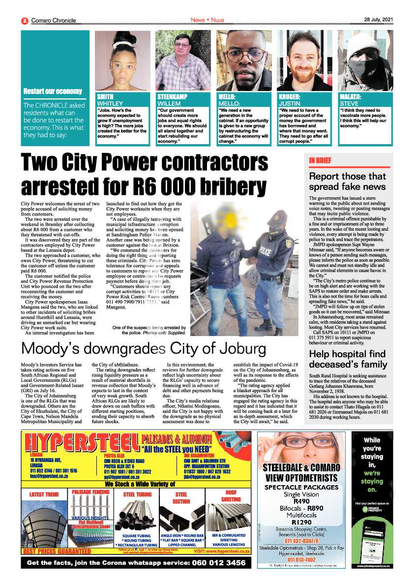 Comaro Chronicle 28 July 2021 page 4