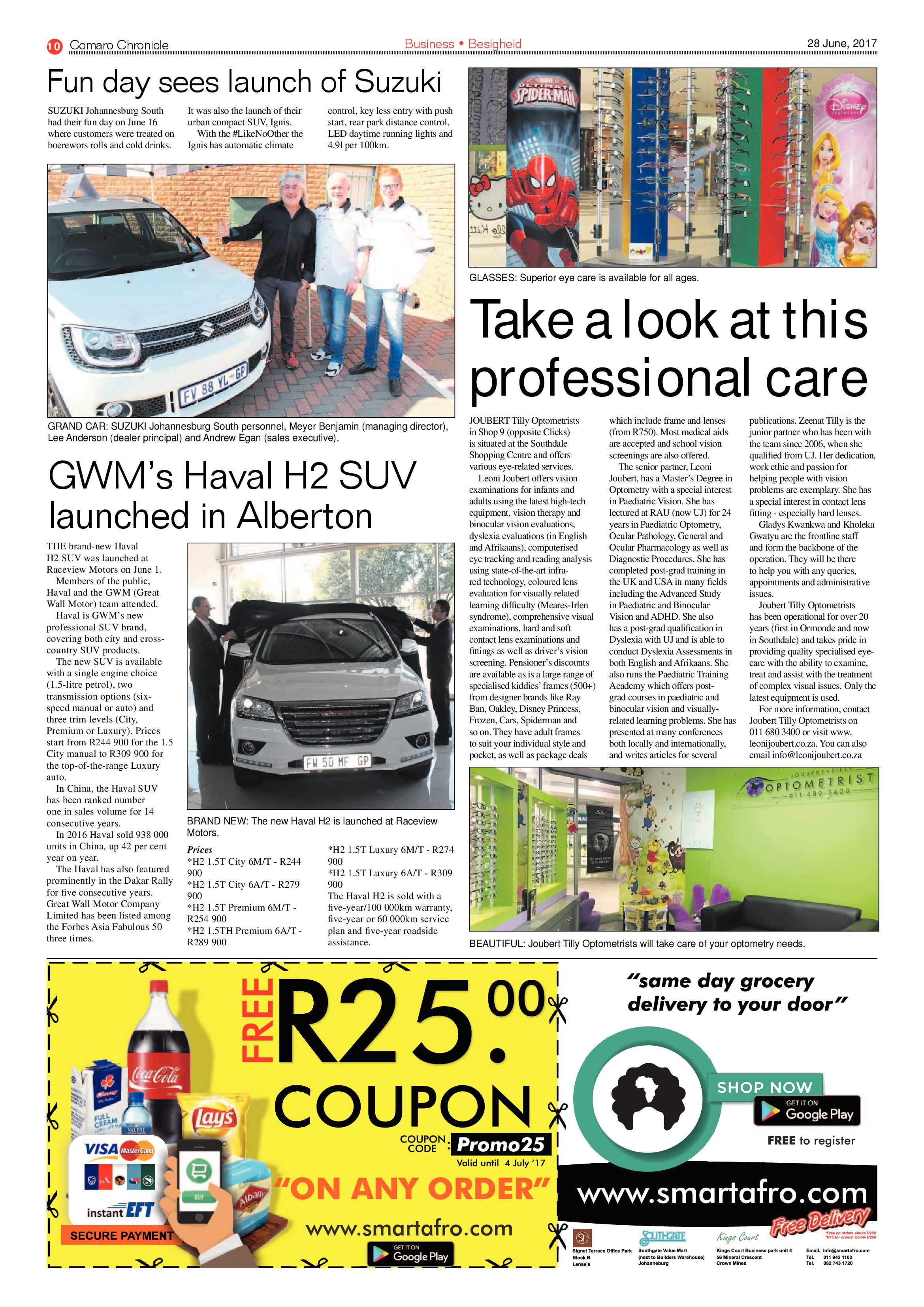 Comaro Chronicle 28 June 2017 page 10