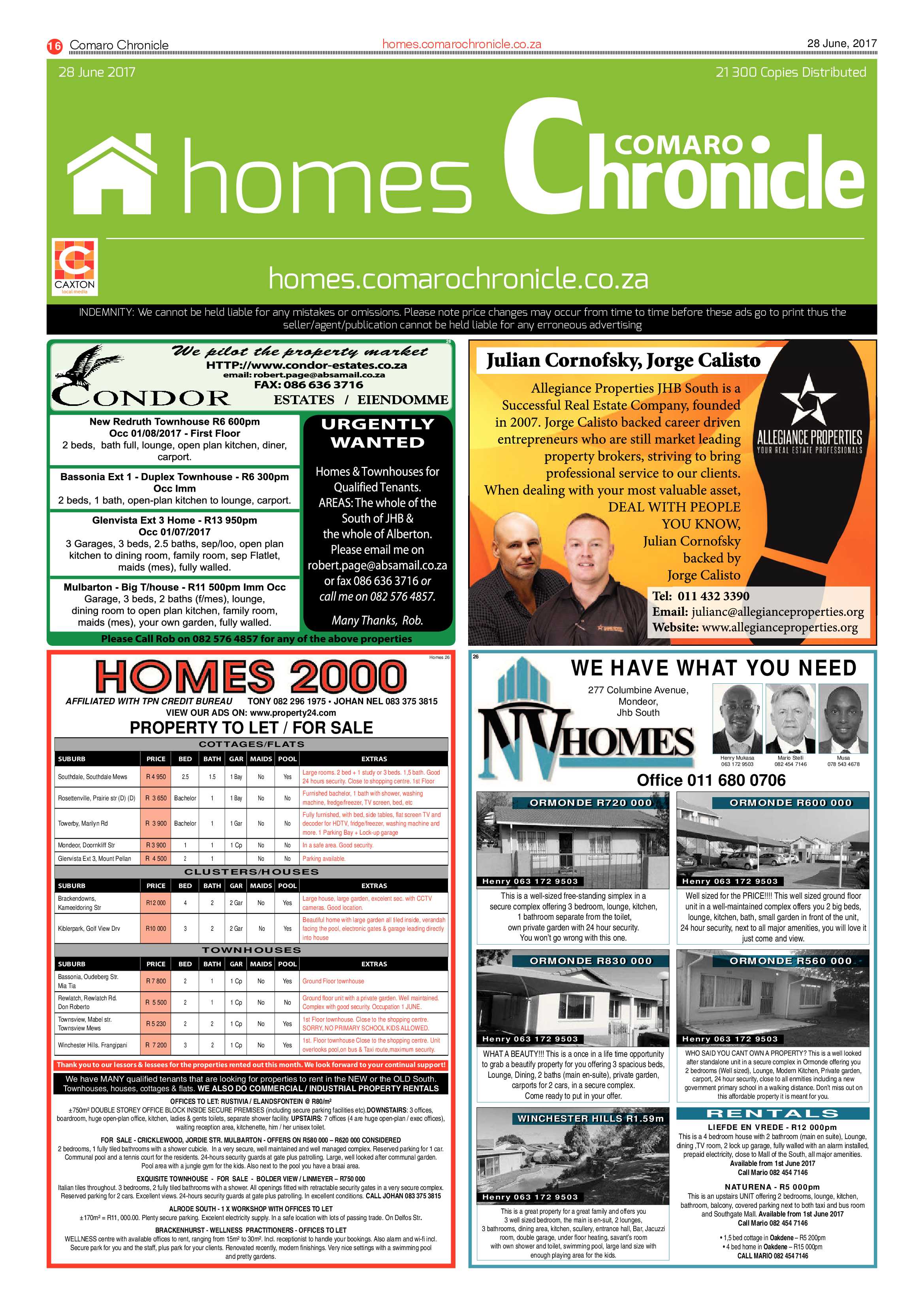 Comaro Chronicle 28 June 2017 page 16