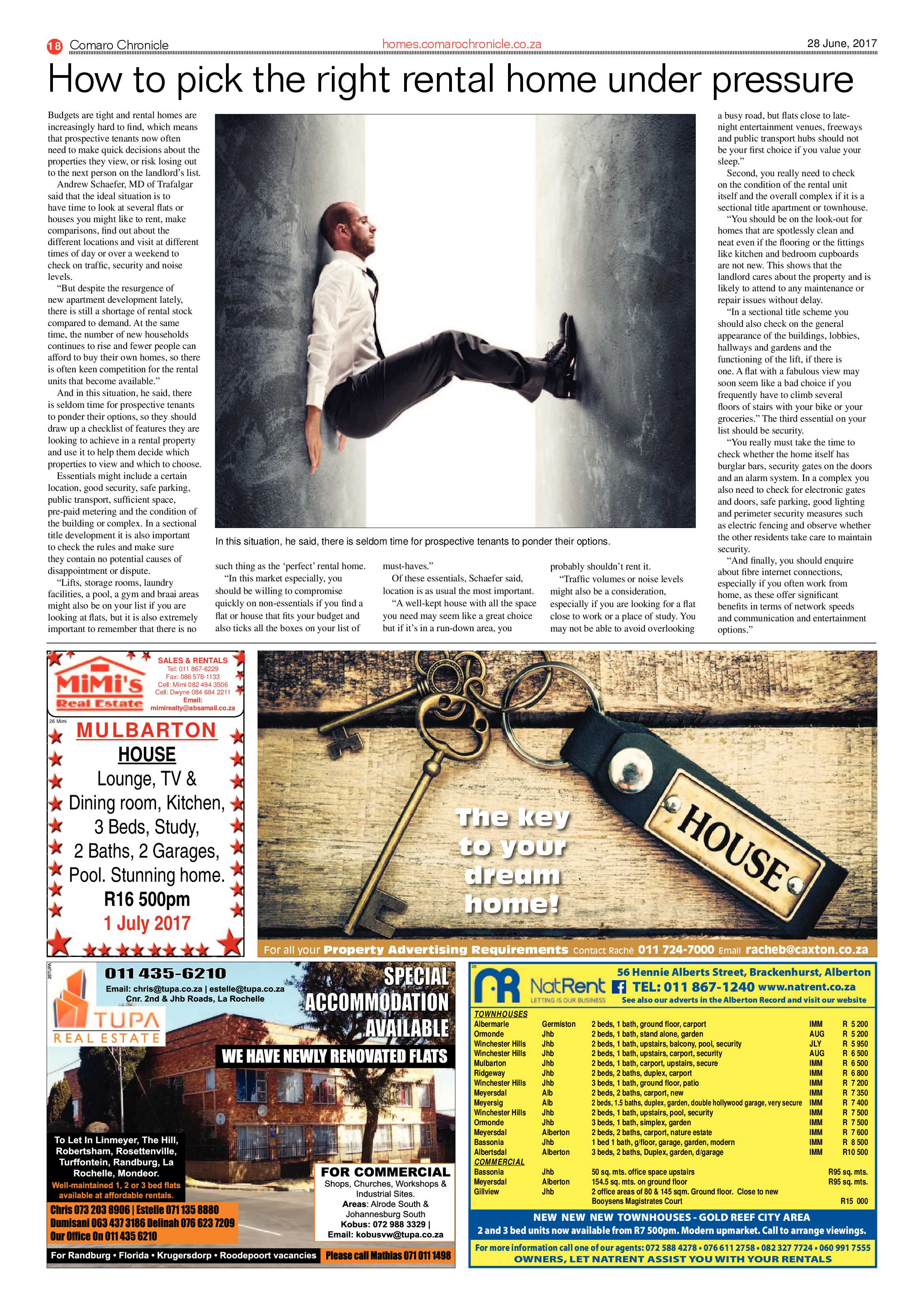 Comaro Chronicle 28 June 2017 page 18