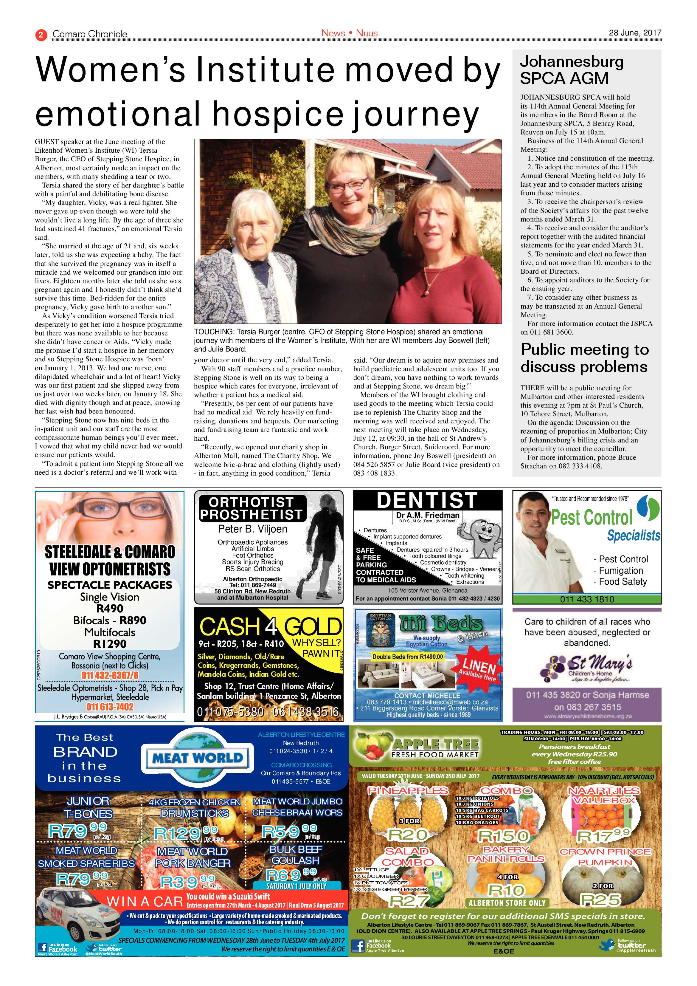 Comaro Chronicle 28 June 2017 page 2