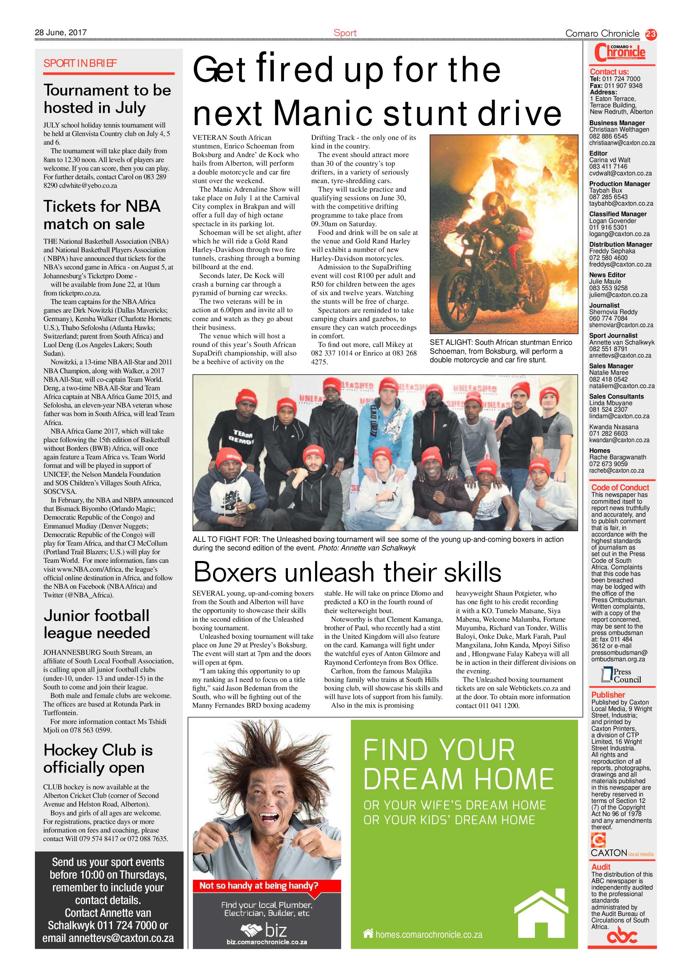 Comaro Chronicle 28 June 2017 page 23