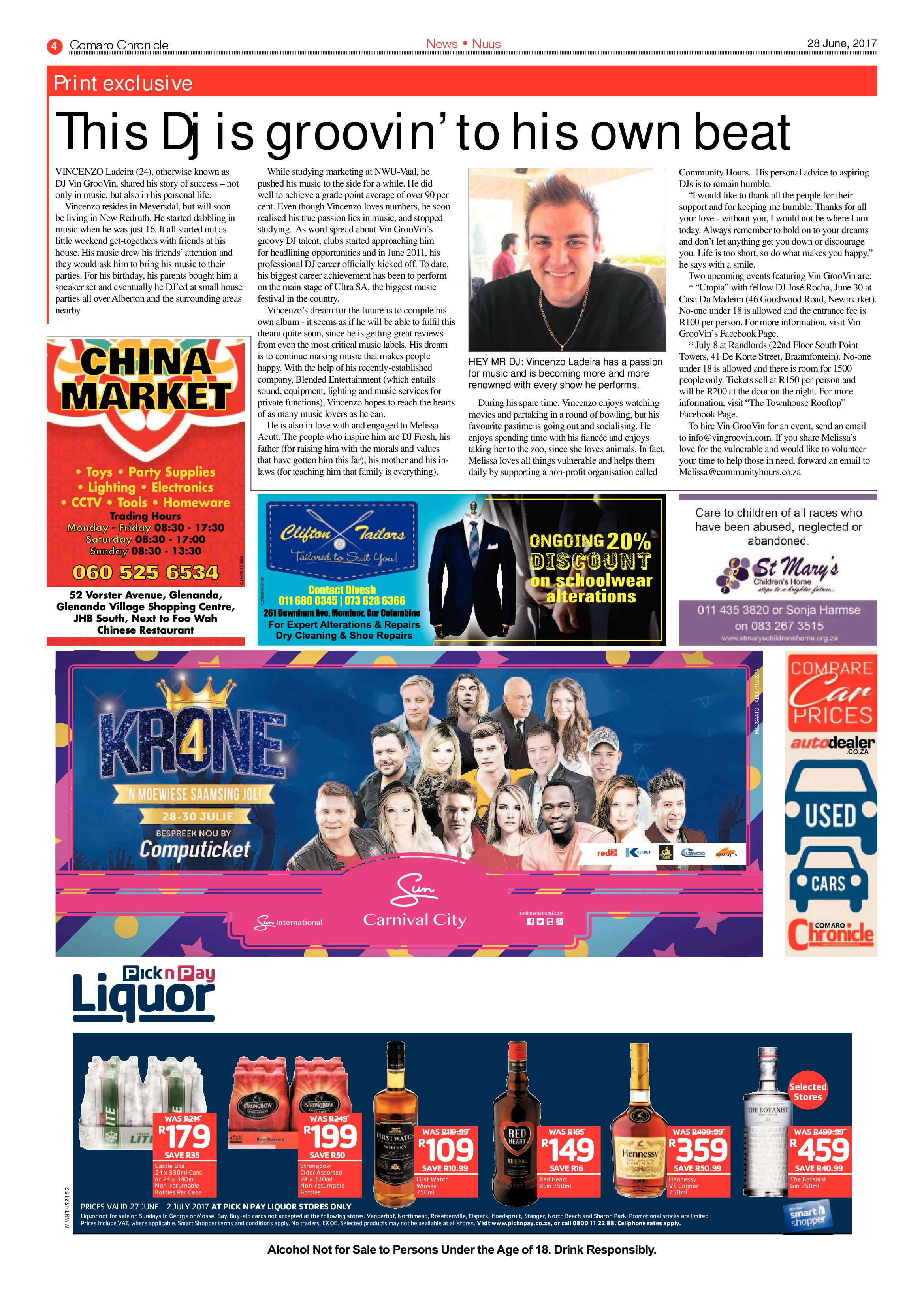 Comaro Chronicle 28 June 2017 page 4