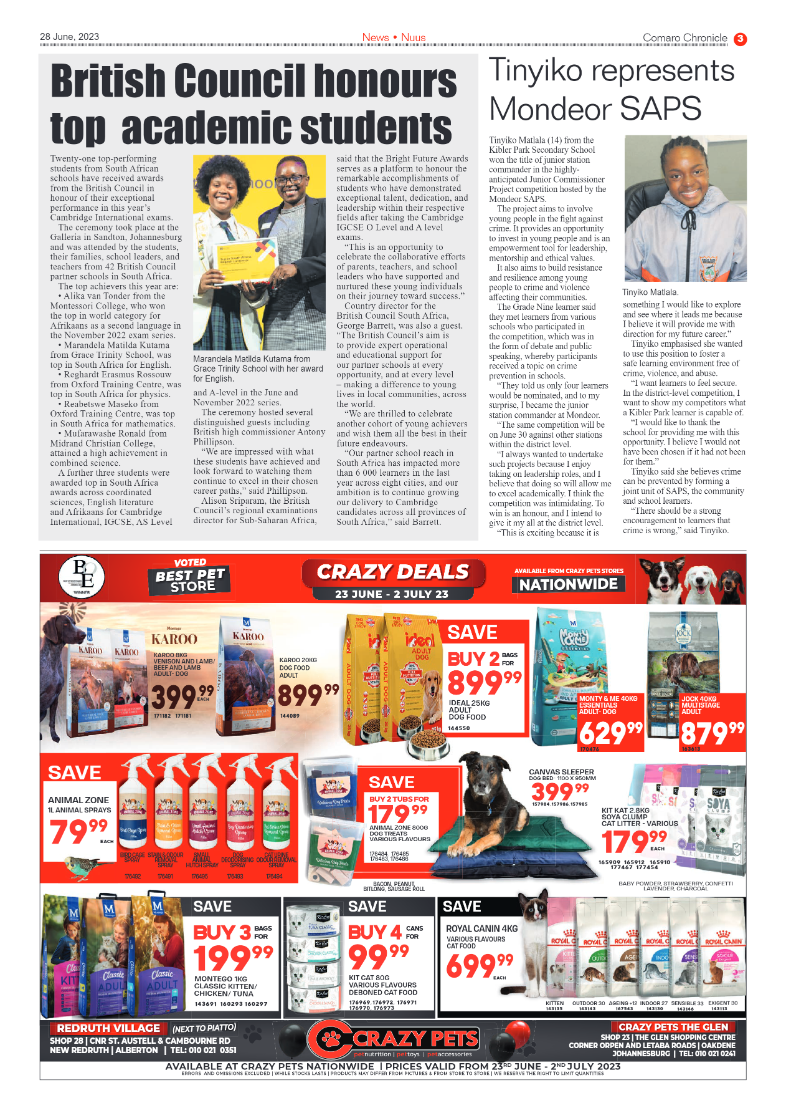 Comaro Chronicle 28 June 2023 page 3