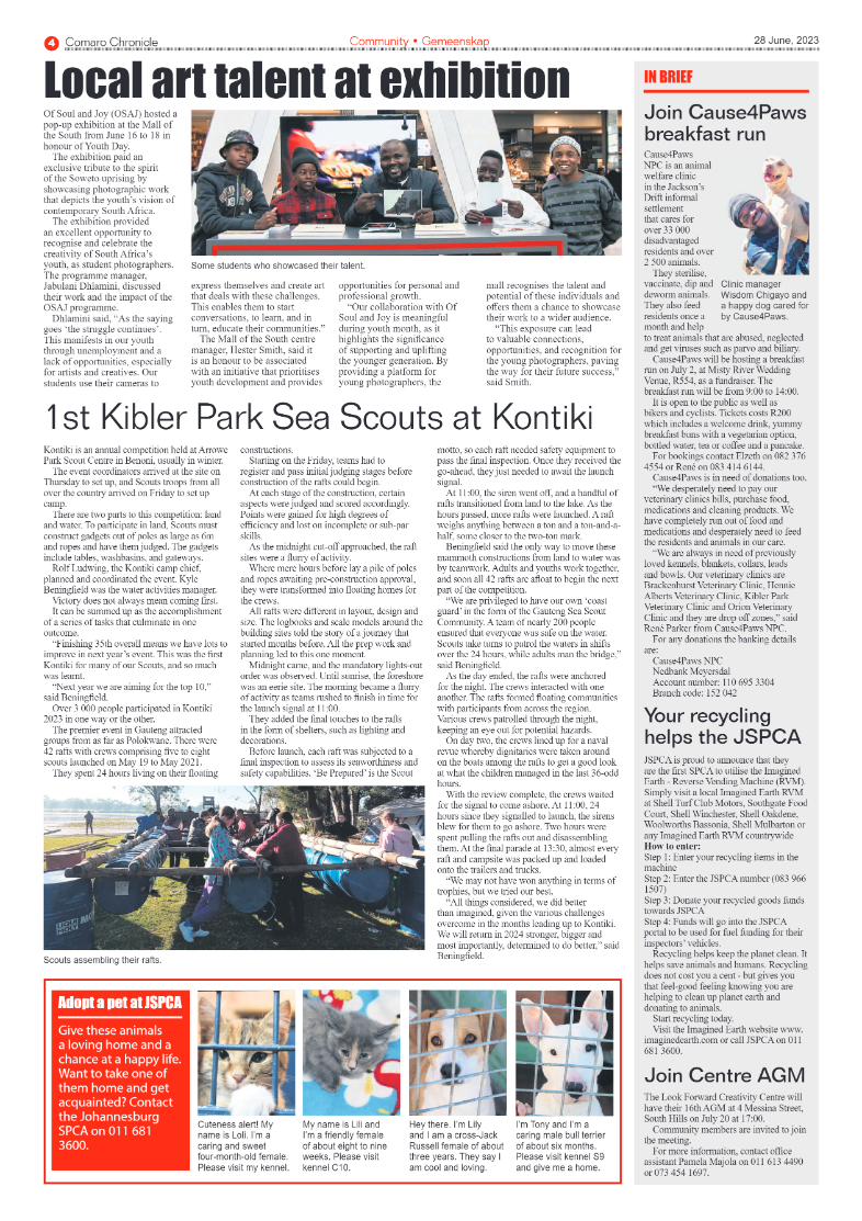 Comaro Chronicle 28 June 2023 page 4