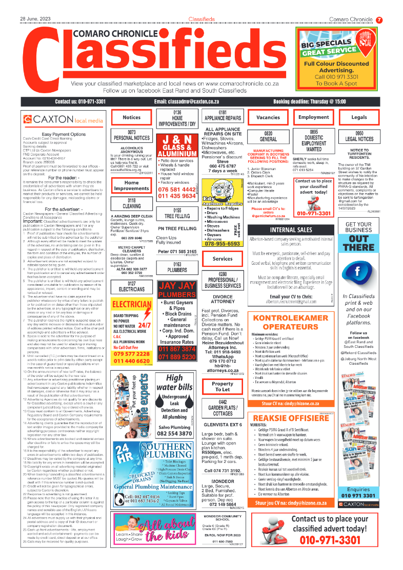 Comaro Chronicle 28 June 2023 page 7