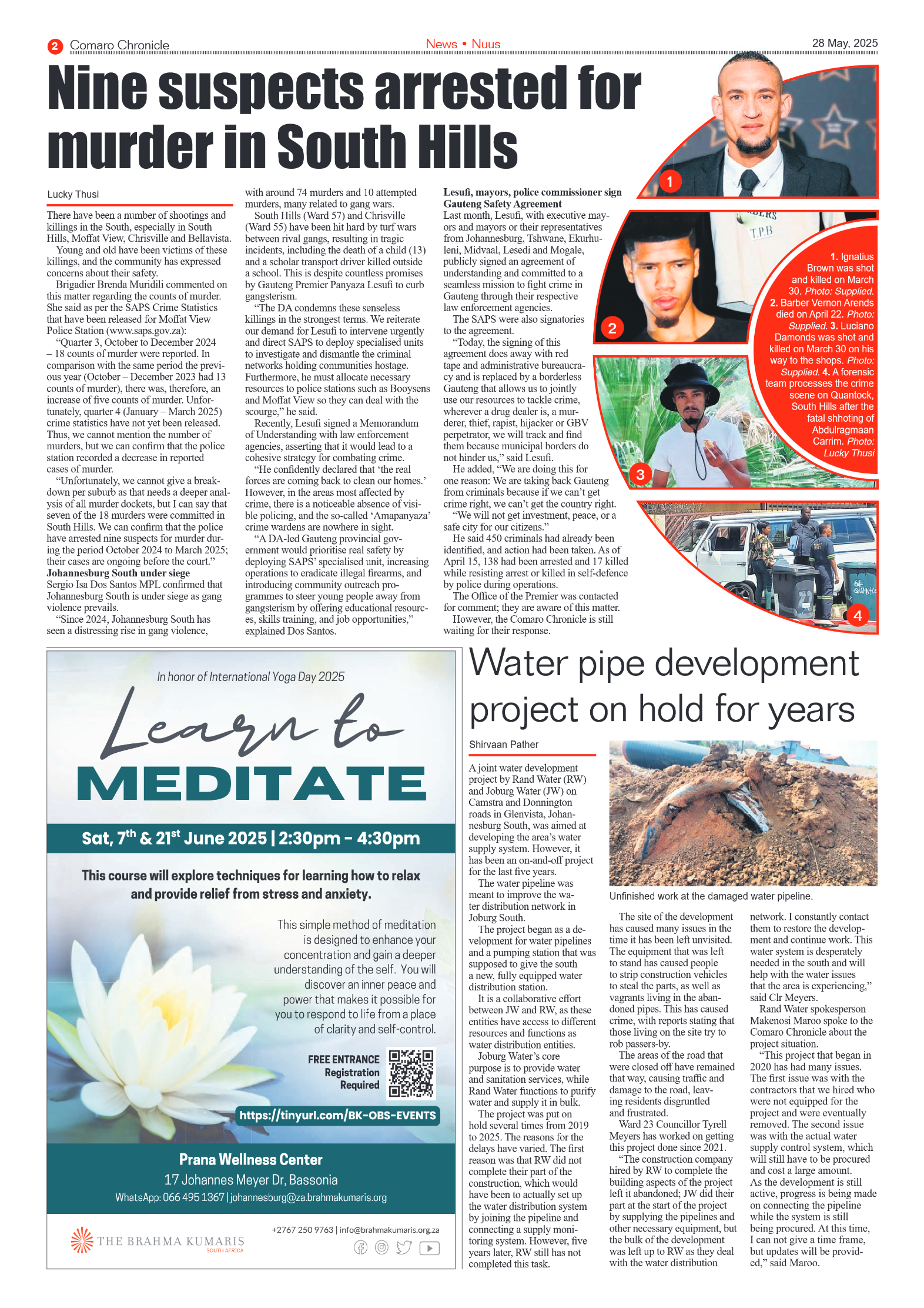 Comaro Chronicle 28 May 2025 page 2