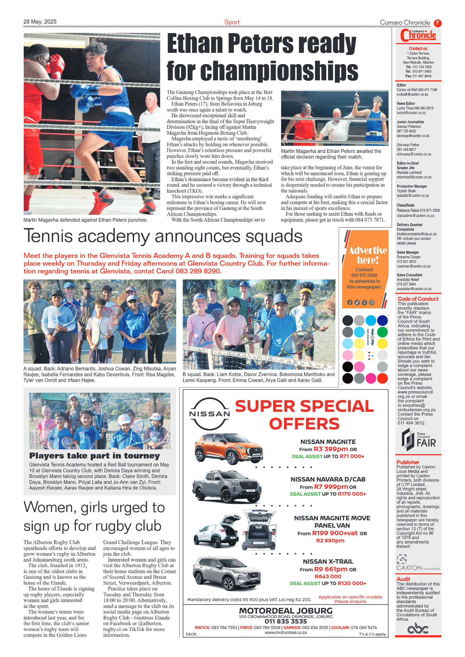 Comaro Chronicle 28 May 2025 page 7