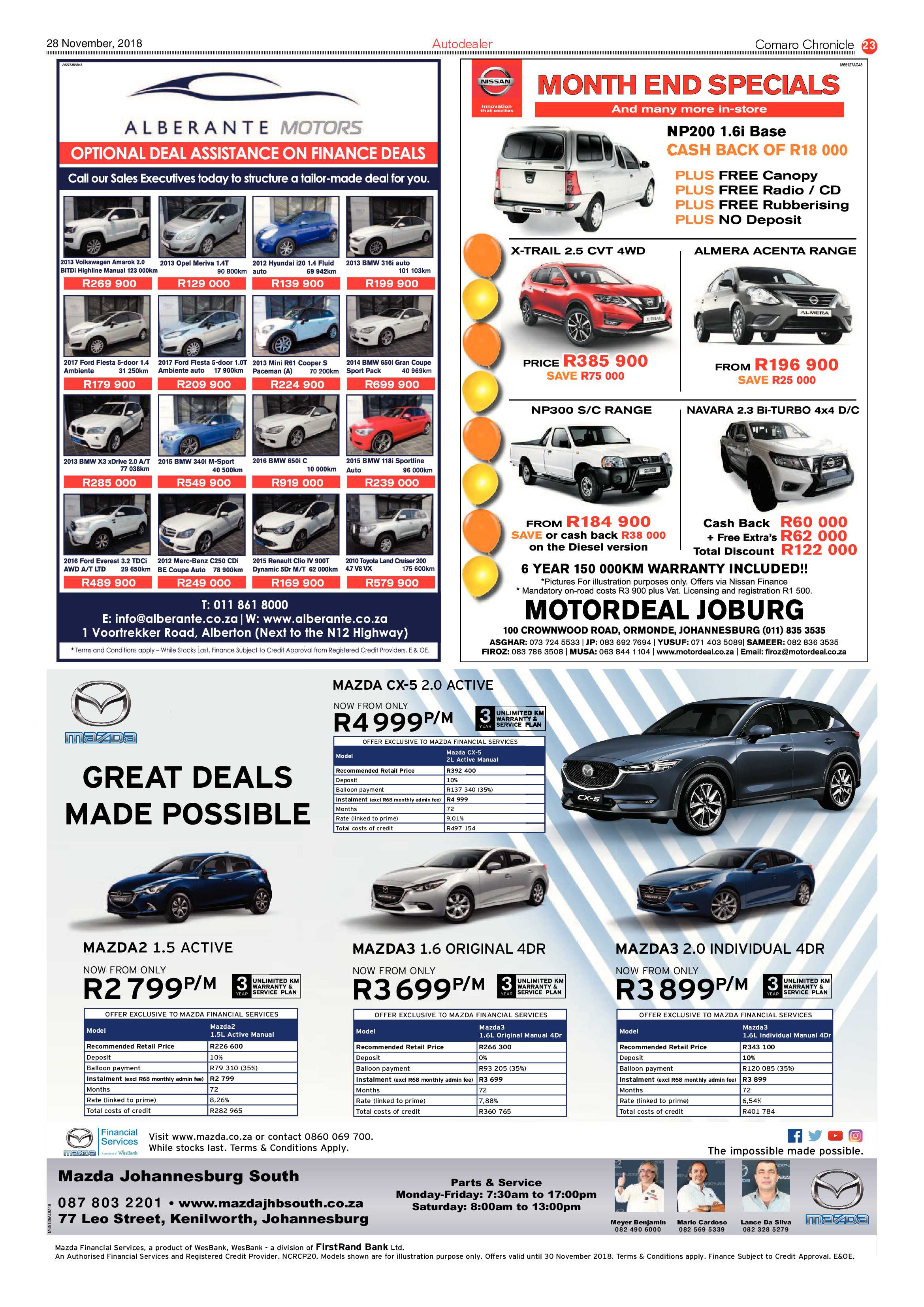 Comaro Chronicle 28 November 2018 page 23