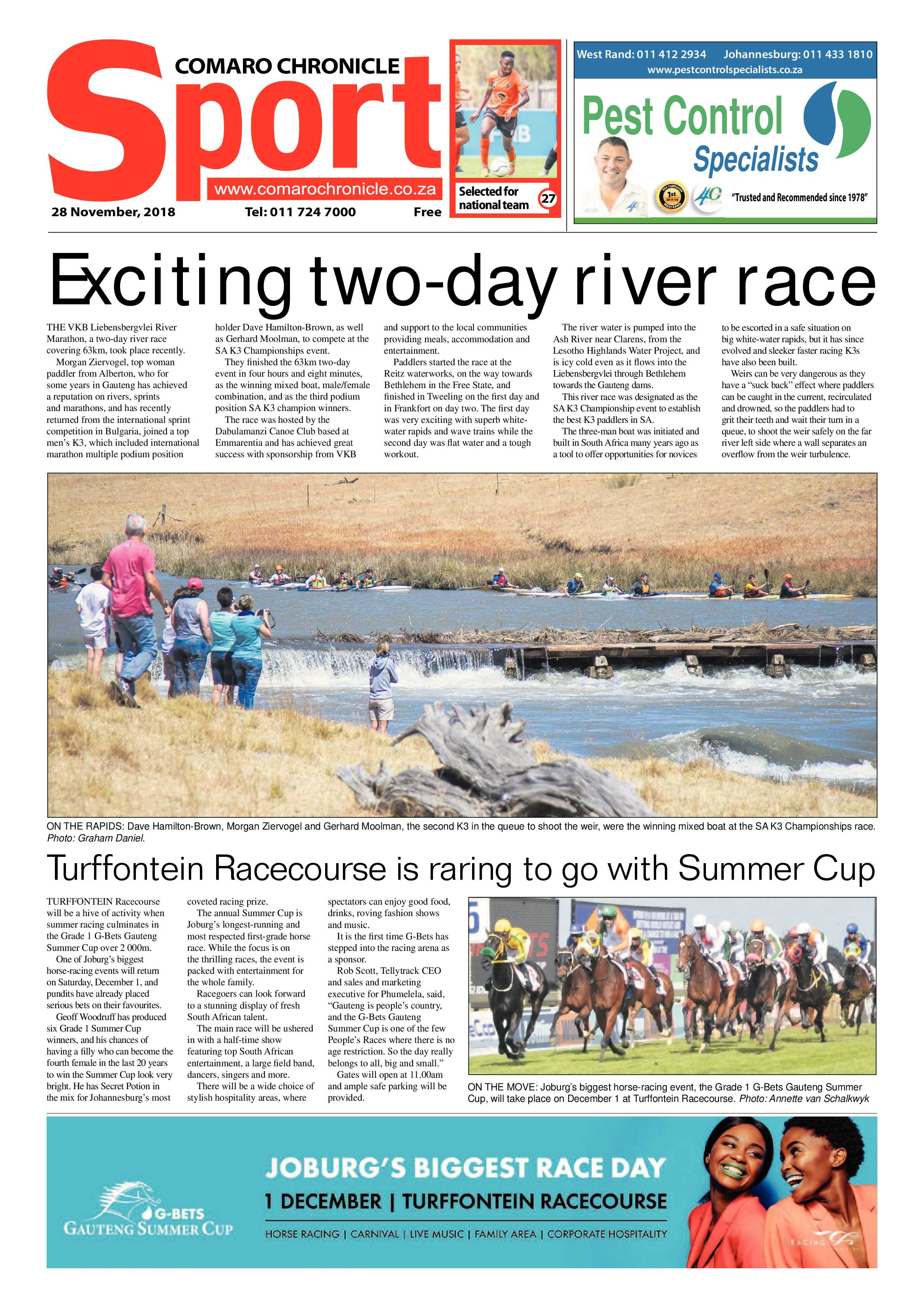 Comaro Chronicle 28 November 2018 page 28