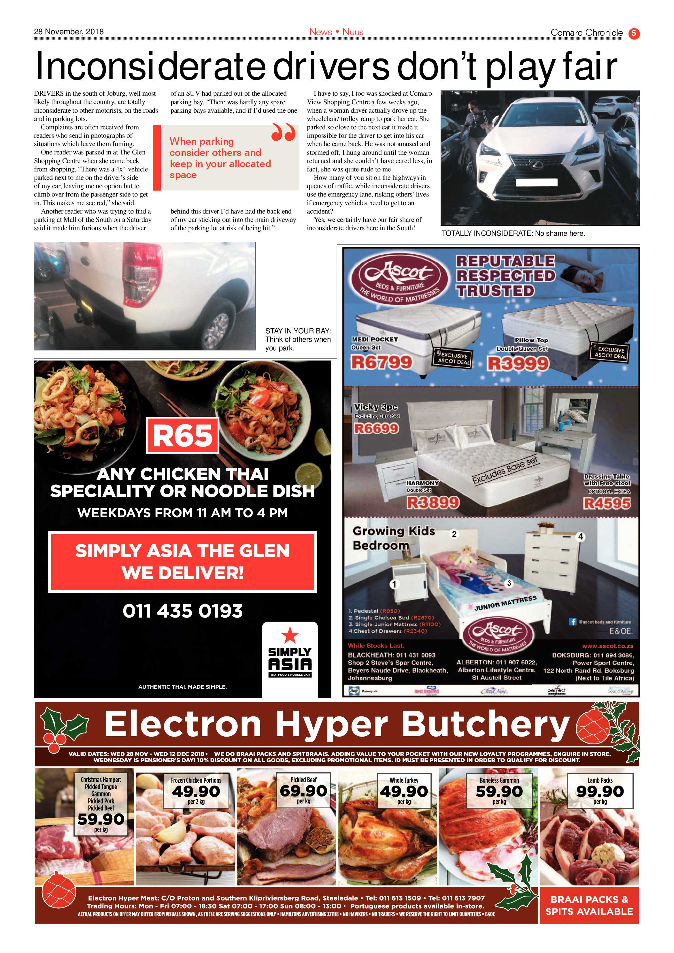 Comaro Chronicle 28 November 2018 page 5