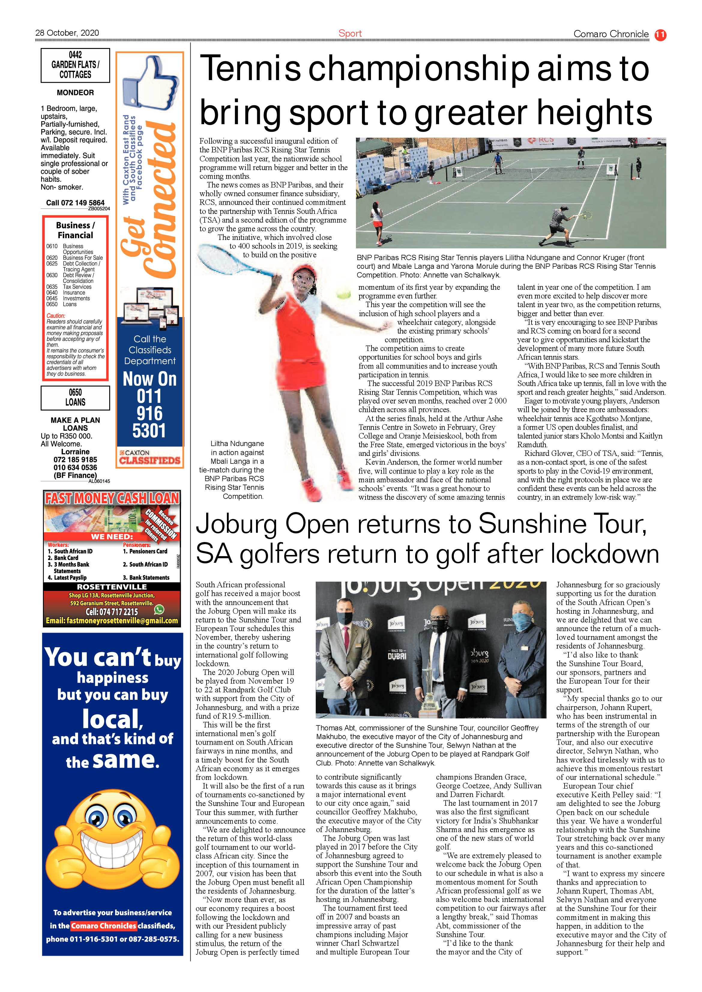 Comaro Chronicle 28 October 2020 page 11