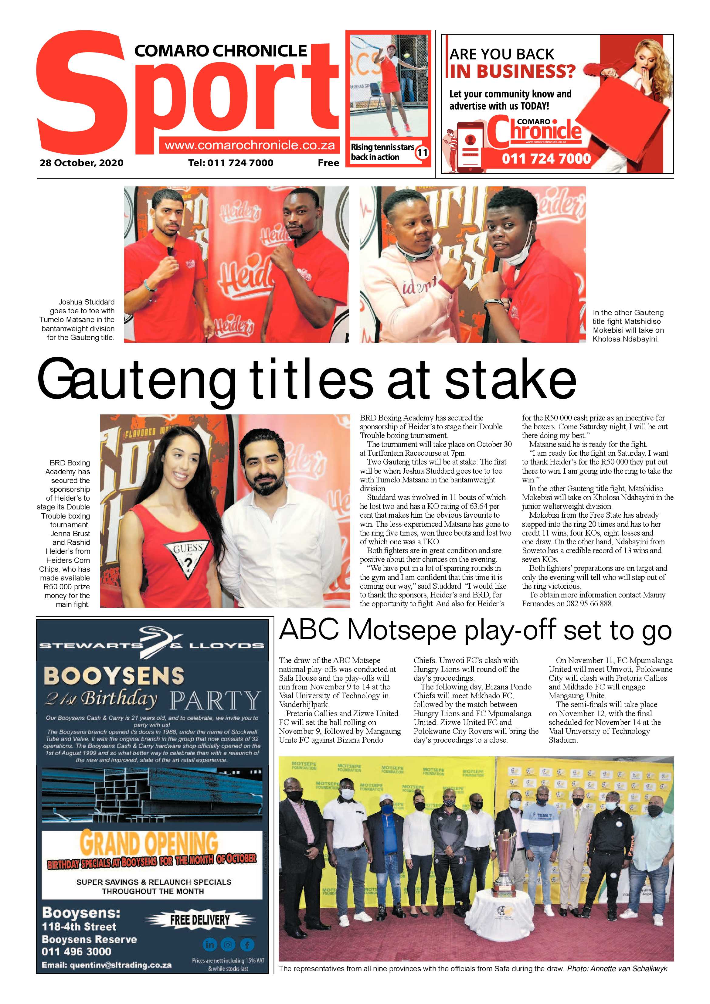 Comaro Chronicle 28 October 2020 page 12
