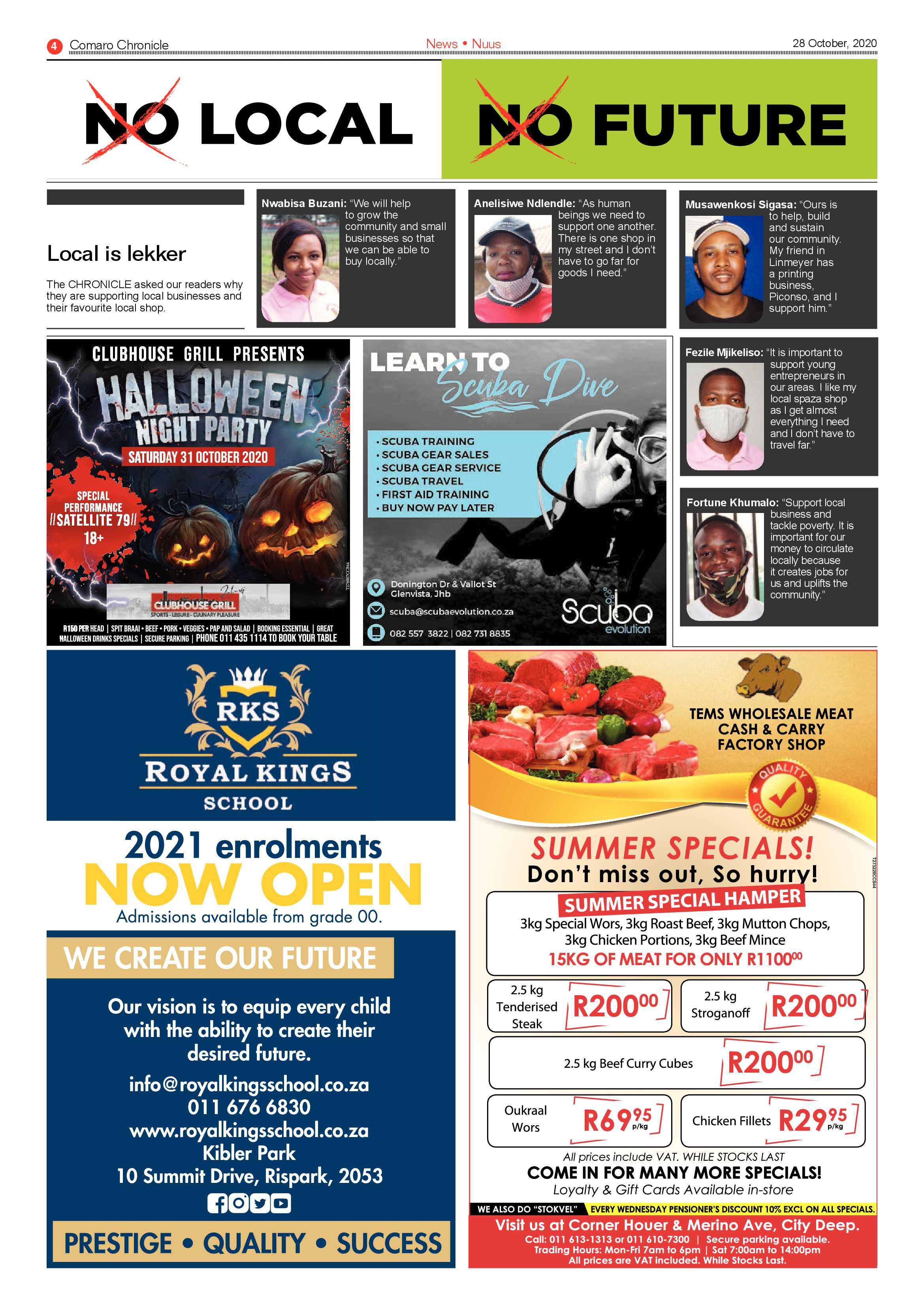 Comaro Chronicle 28 October 2020 page 4