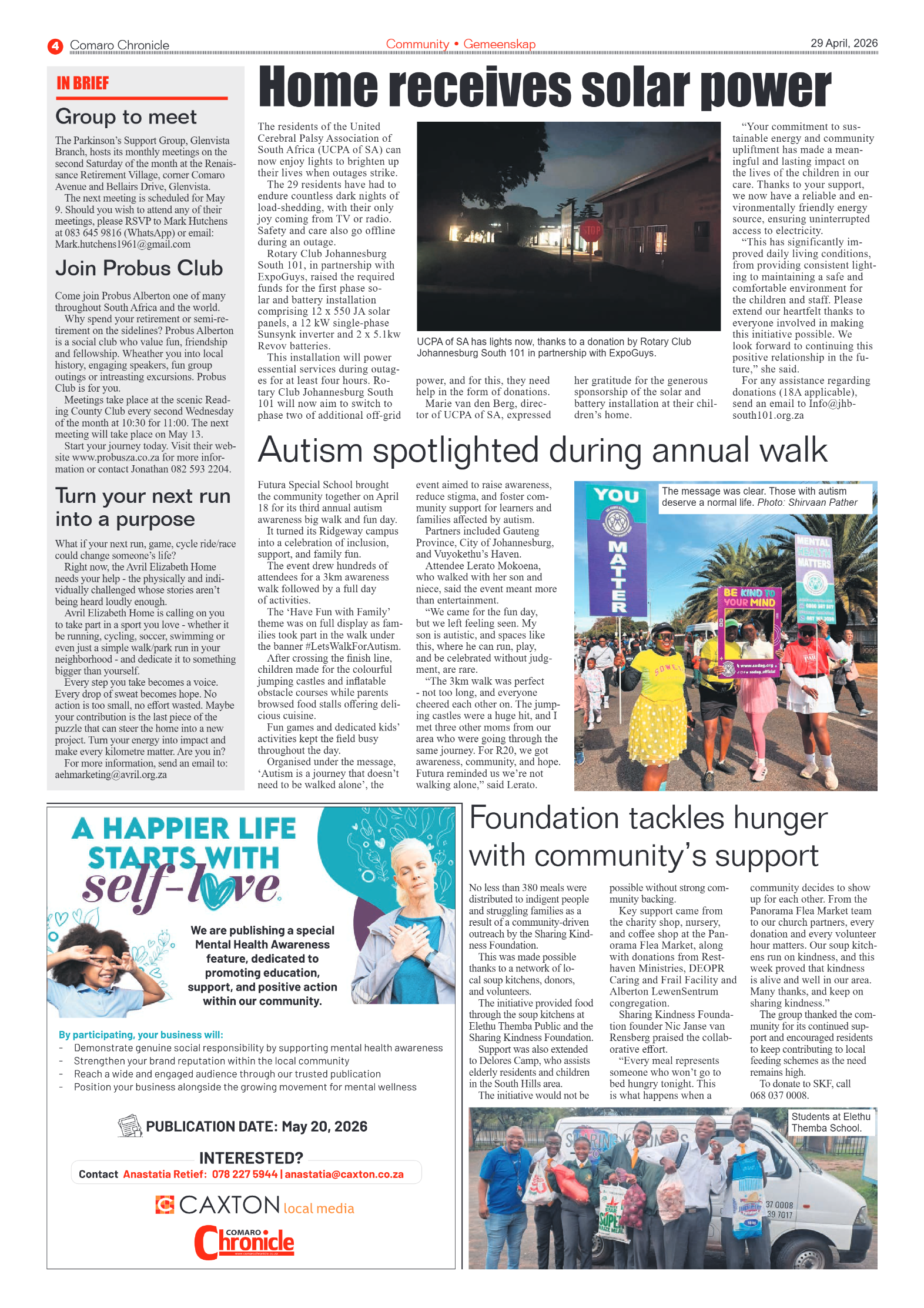 Comaro Chronicle 29 April 2026 page 4