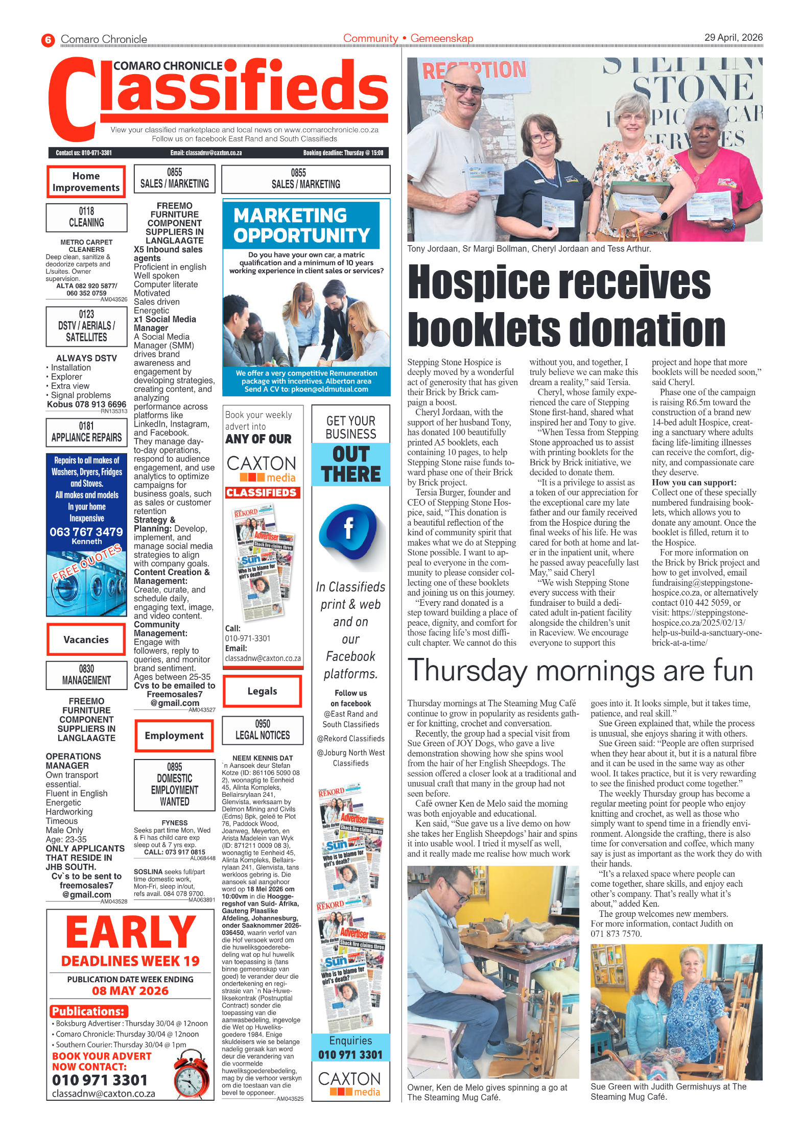 Comaro Chronicle 29 April 2026 page 6